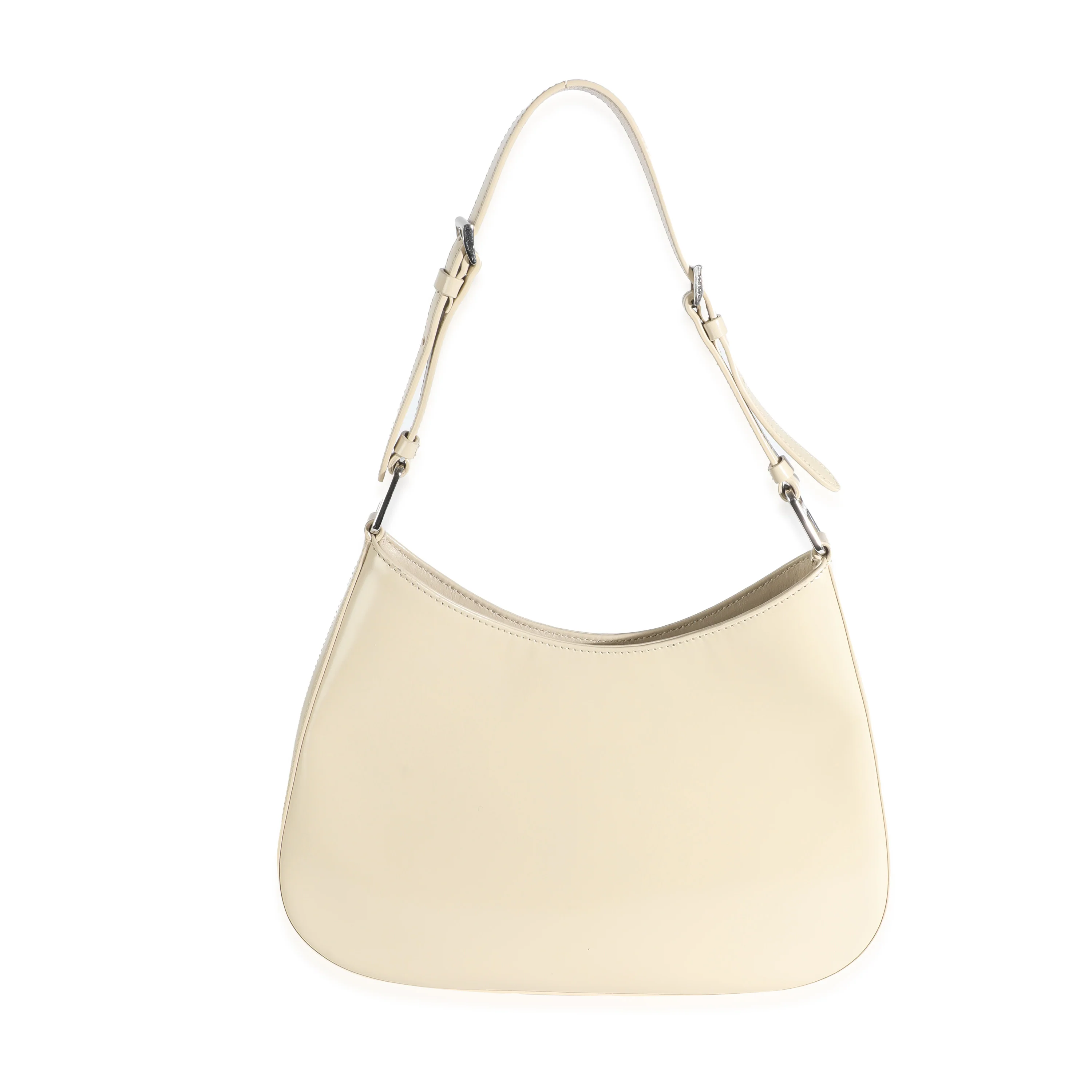Desert Beige Brushed Calfskin Cleo Shoulder Bag - Image 4