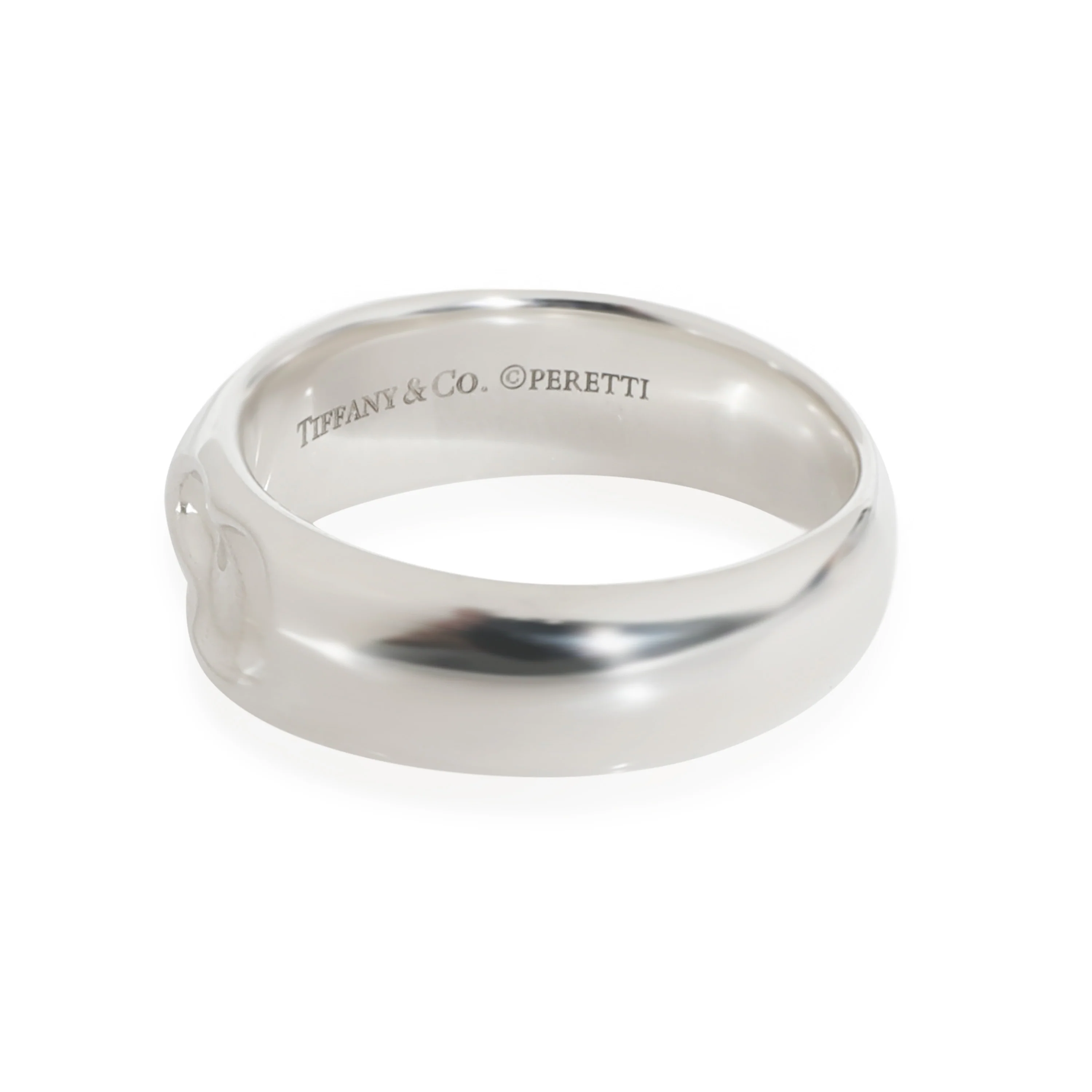 Tiffany & Co. Elsa Peretti Carved Heart Ring in Sterling Silver - Image 3