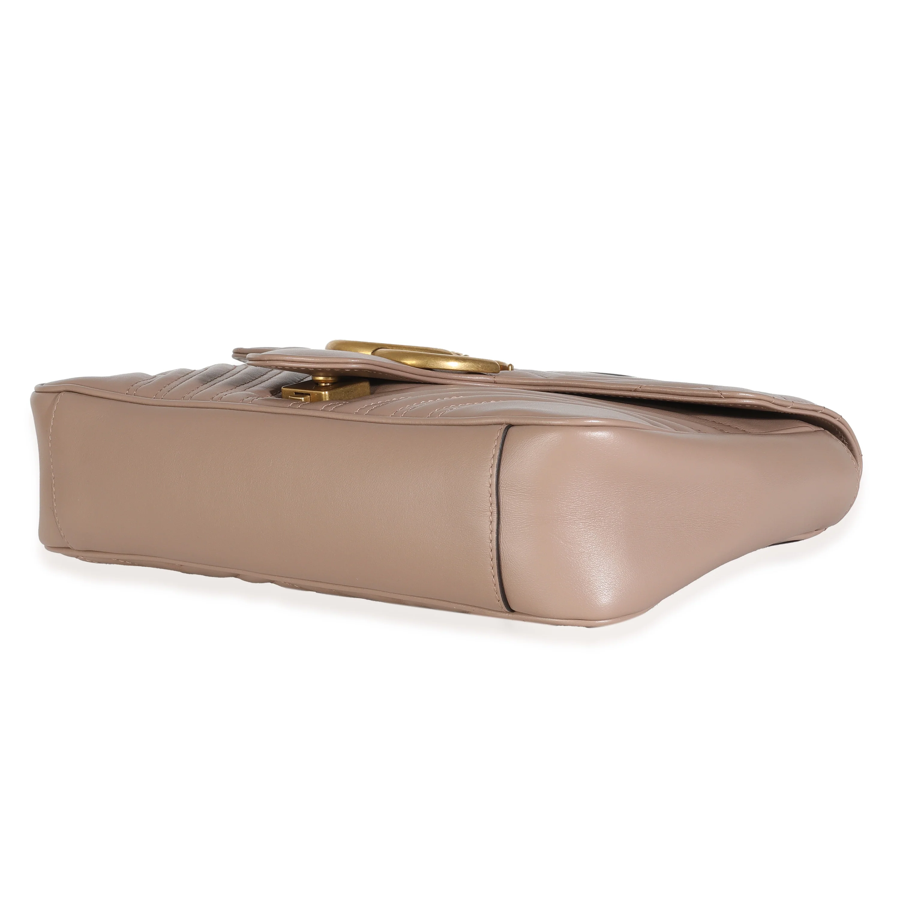 Porcelain Rose Matelasse Calfskin Medium Marmont Bag - Image 7
