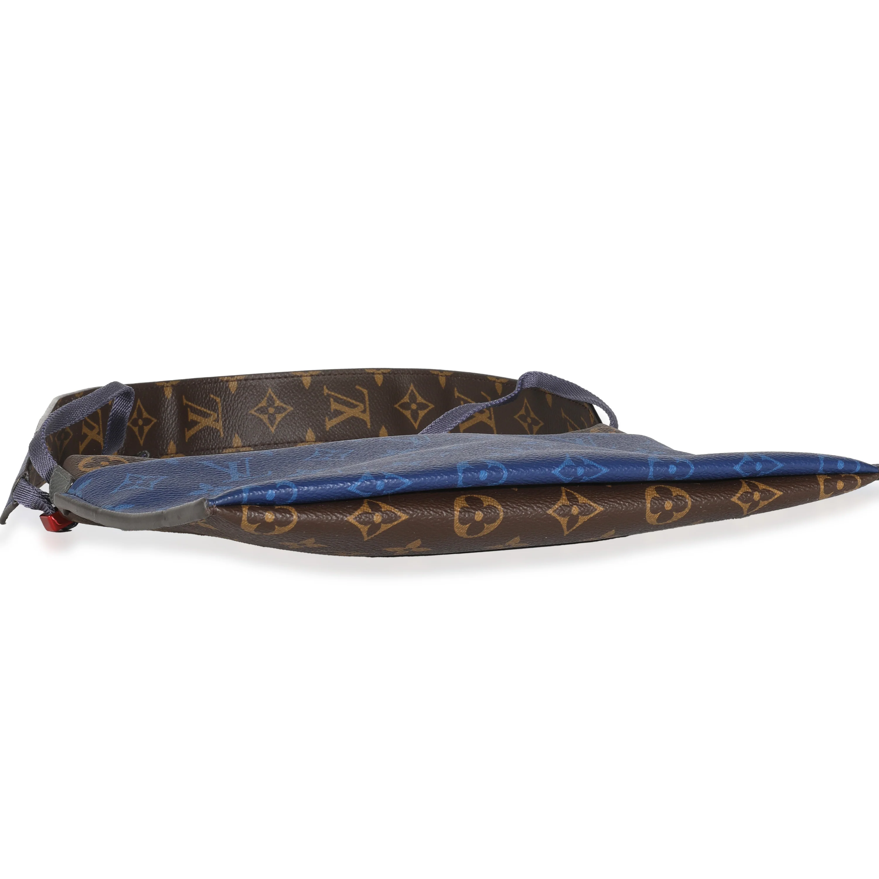 Pacific Blue Monogram Canvas Small Outdoor Pouch - Image 6