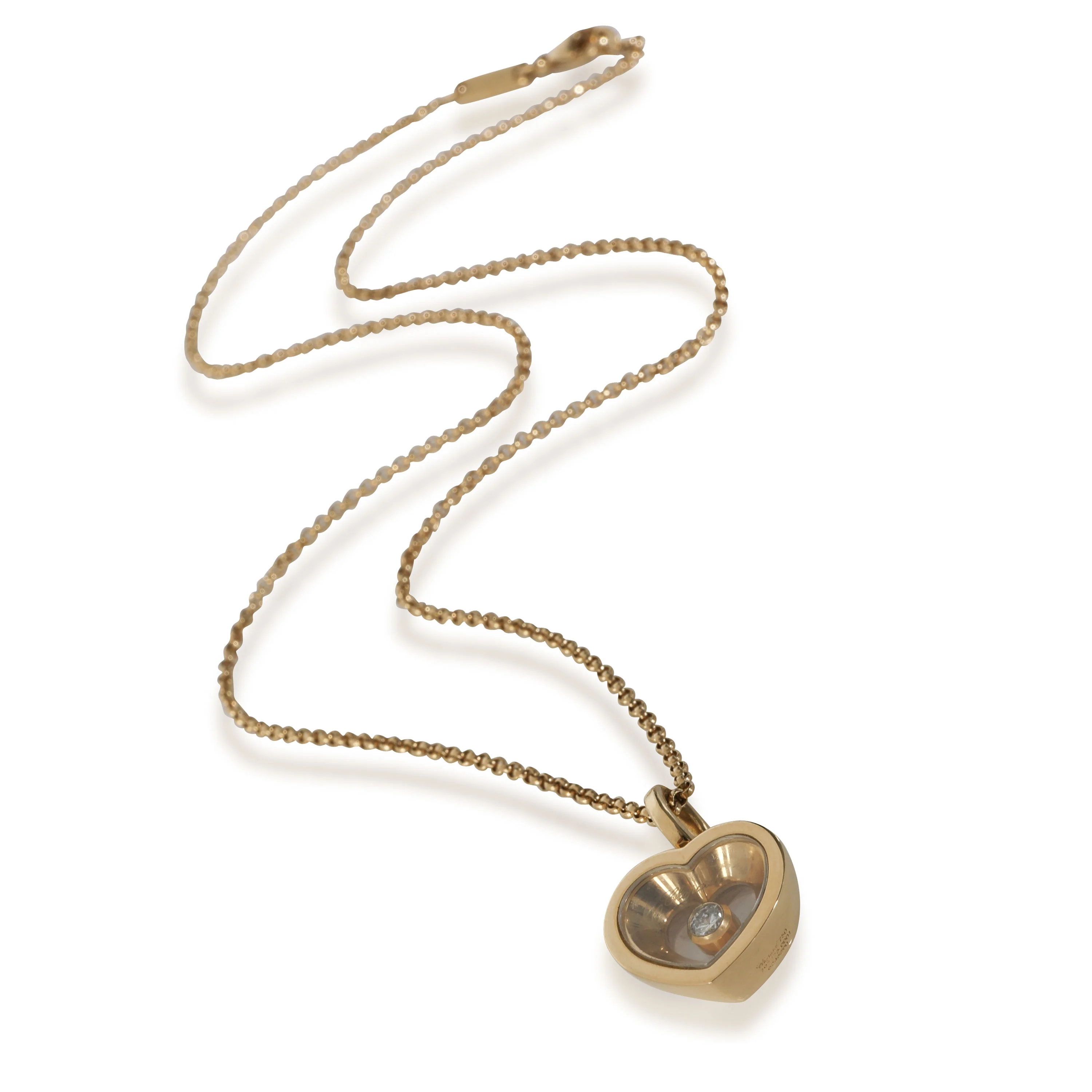 Happy Diamond Pendant in 18k Yellow Gold 0.1 CTW - Image 2