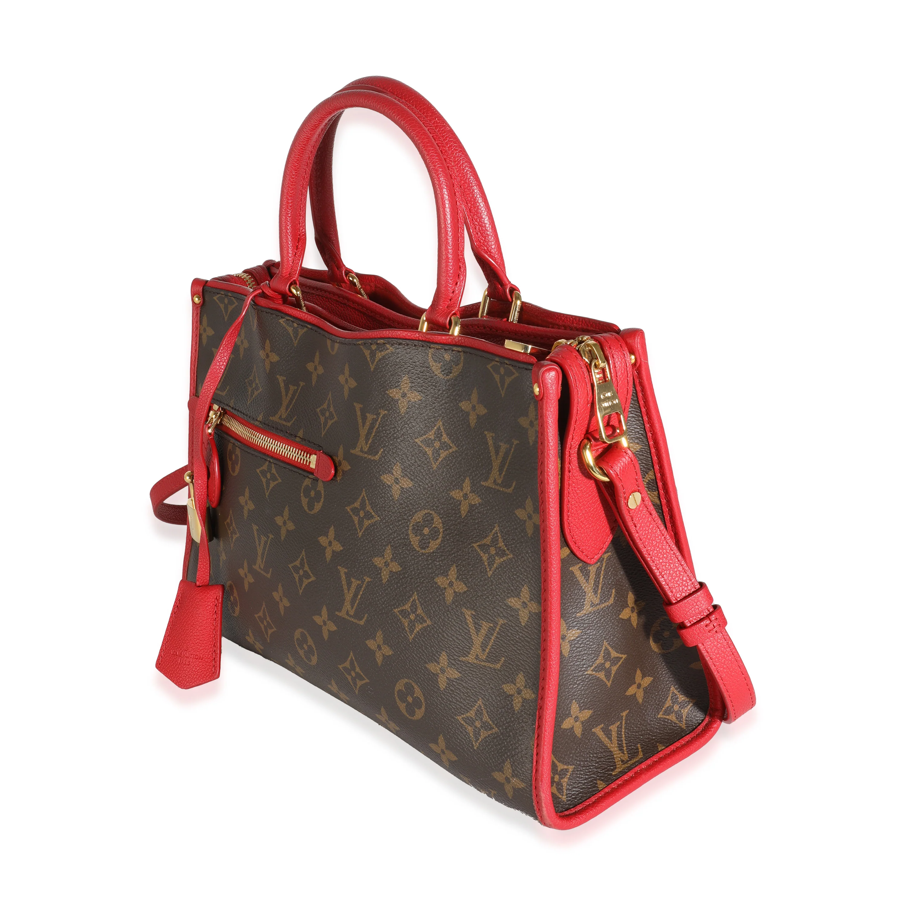 Cerise Monogram Canvas Popincourt PM - Image 2