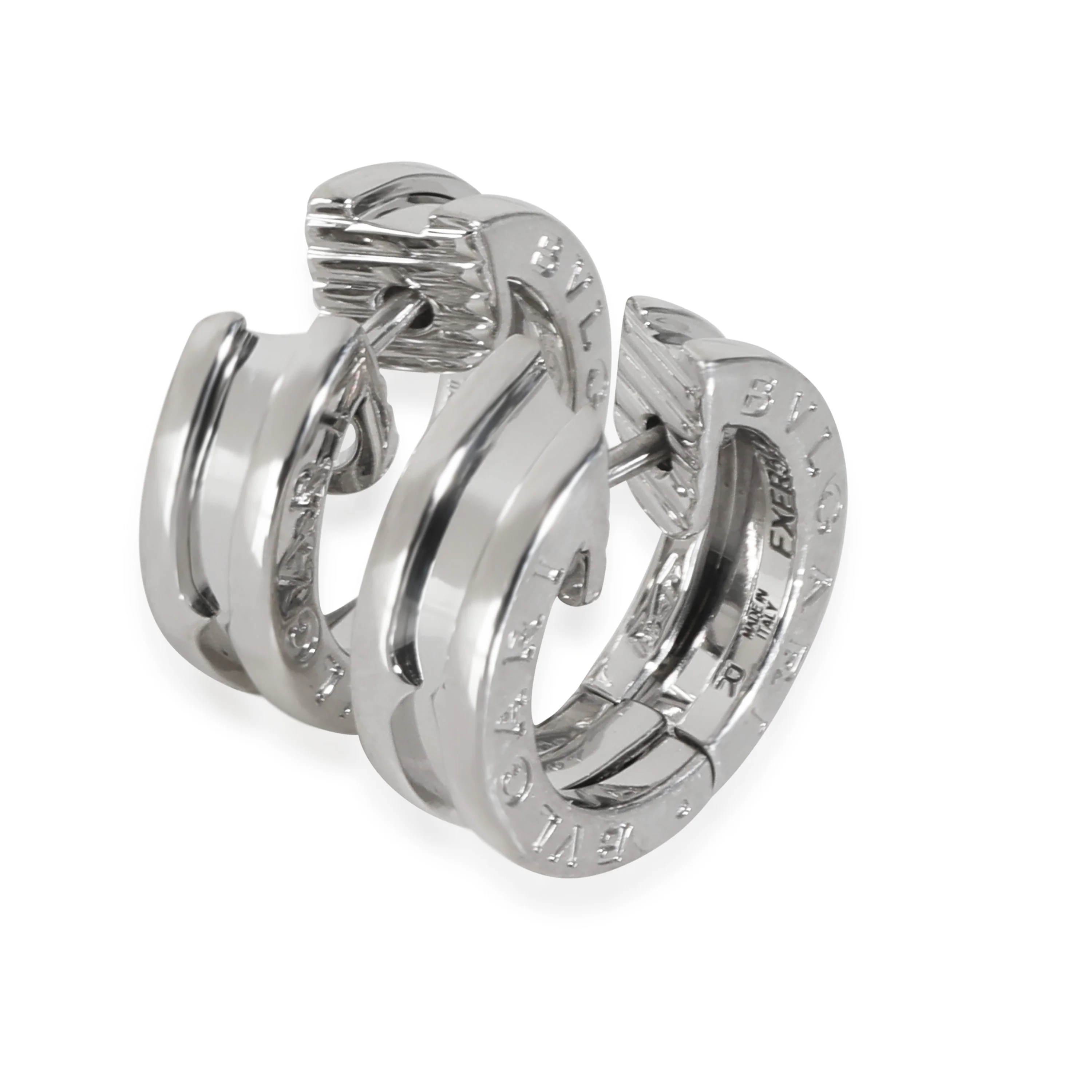 B.zero1 Earring in 18k White Gold - Image 3