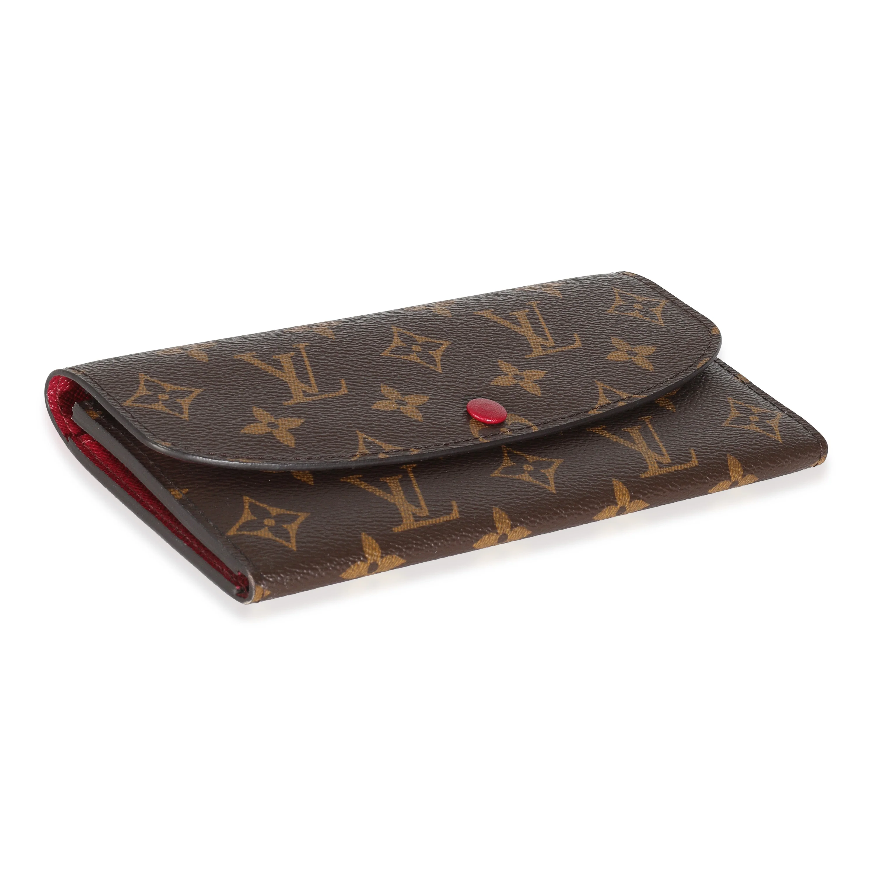 Fuchsia Monogram Canvas Emilie Wallet - Image 6