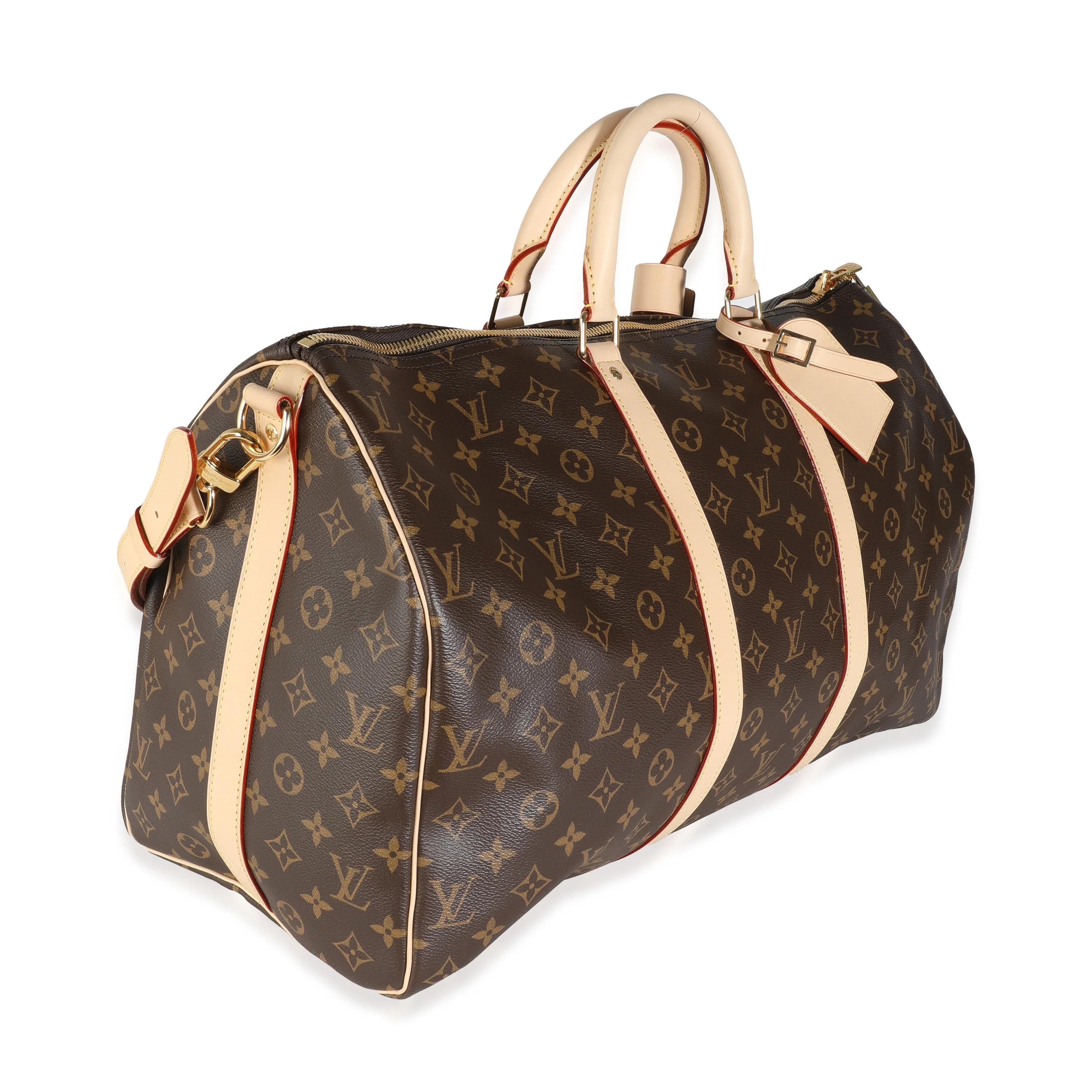 Monogram Canvas Keepall Bandouliere 50 - Image 3