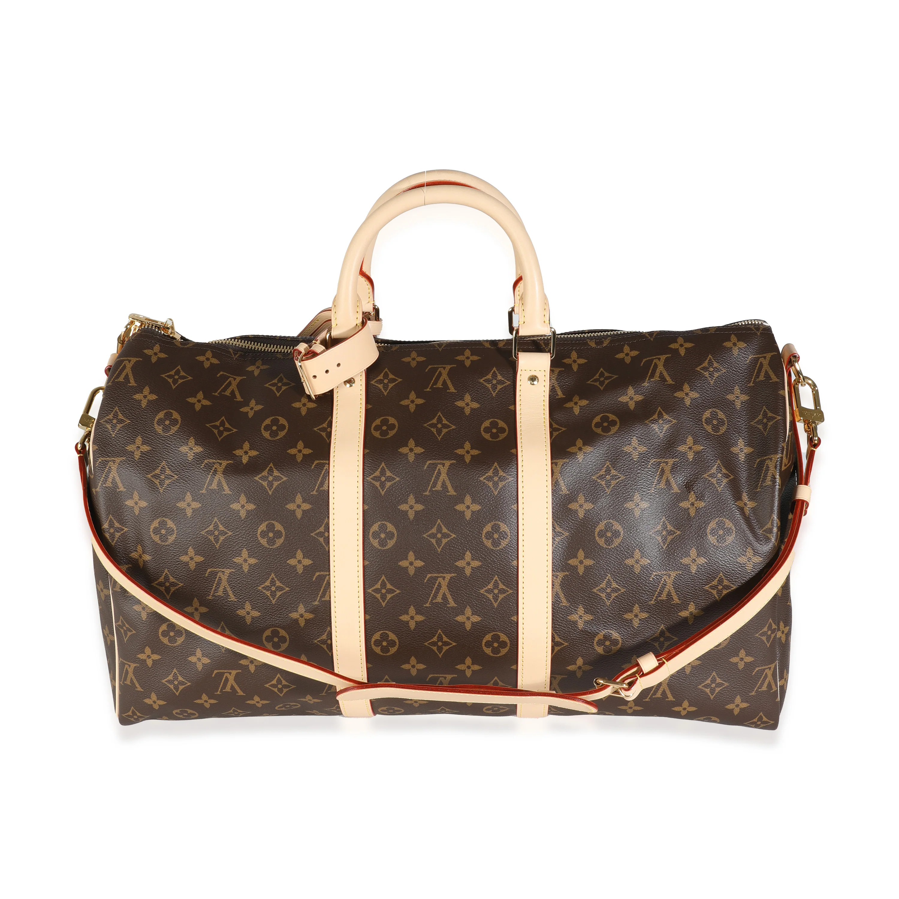 Monogram Canvas Keepall Bandouliere 50 - Image 4