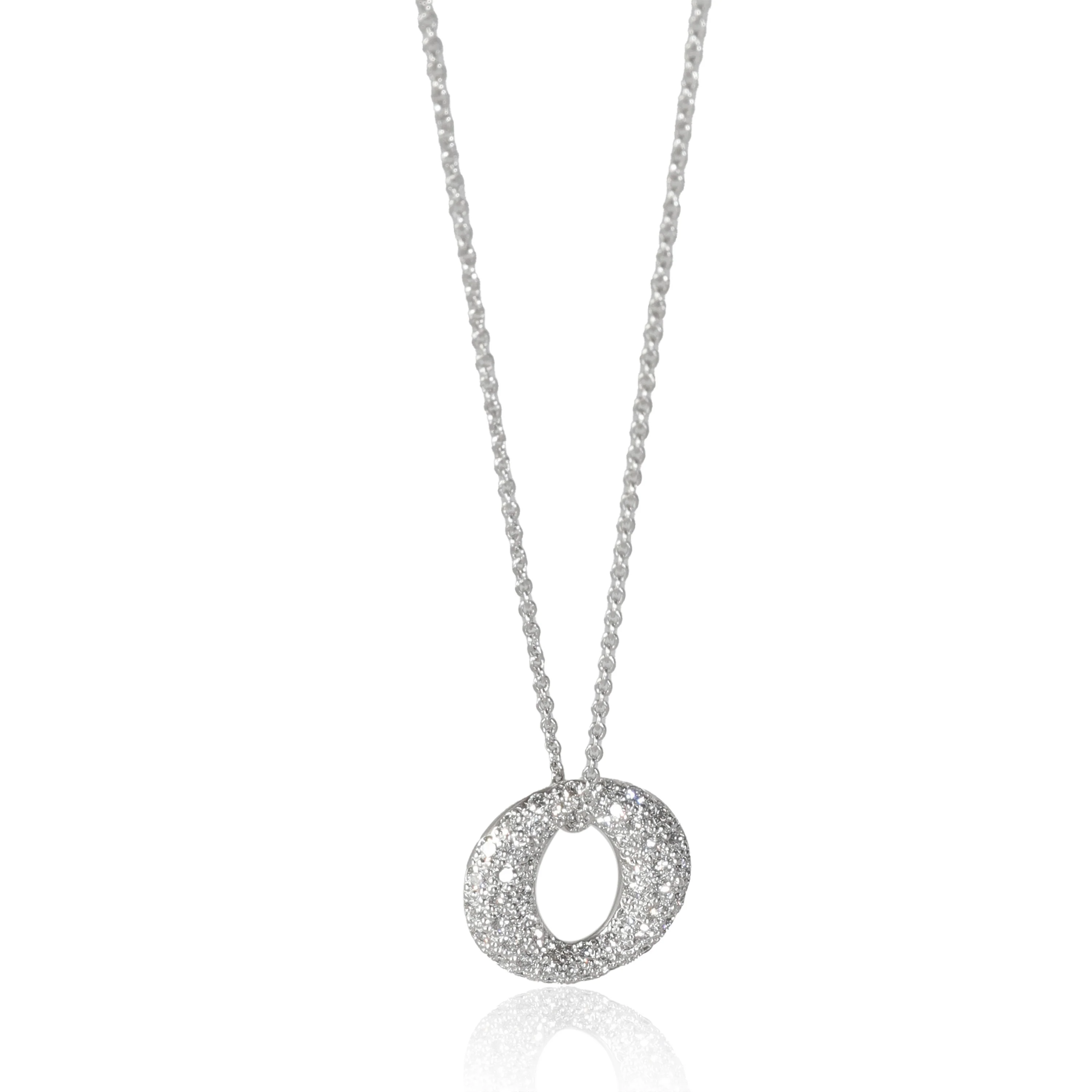 Elsa Peretti Pendant in Platinum 0.65 CTW