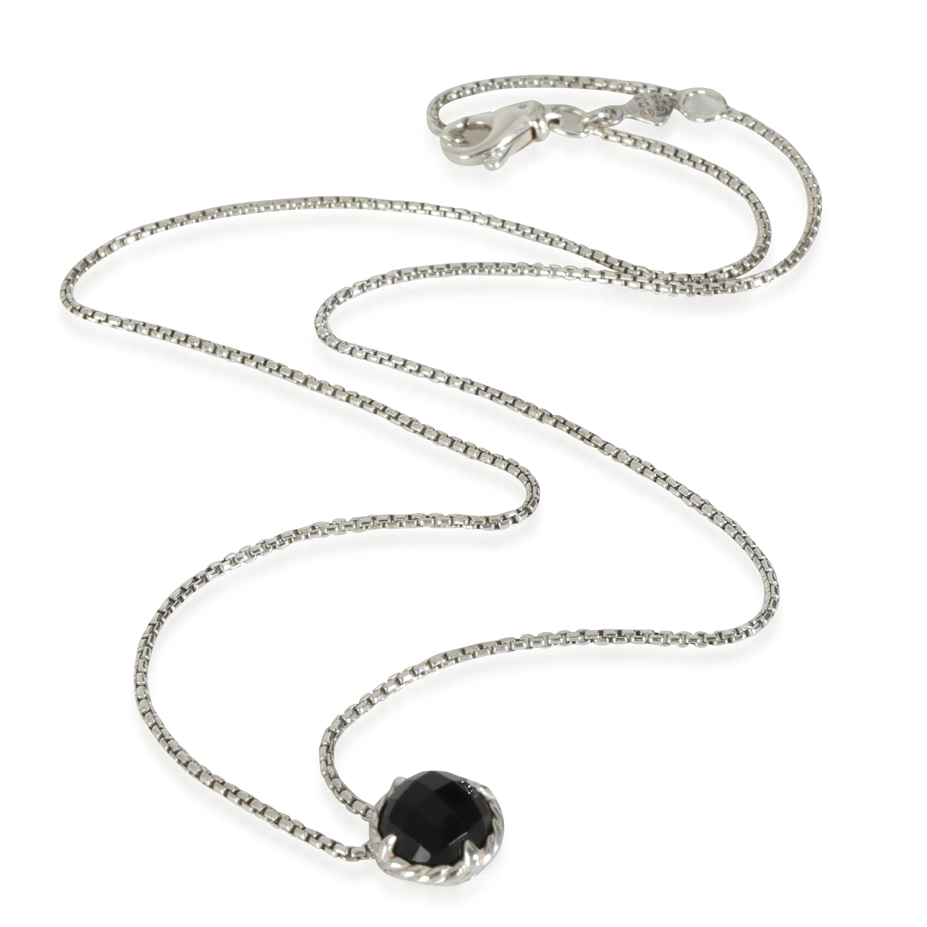 Chatelaine Onyx Pendant in  Sterling Silver - Image 2