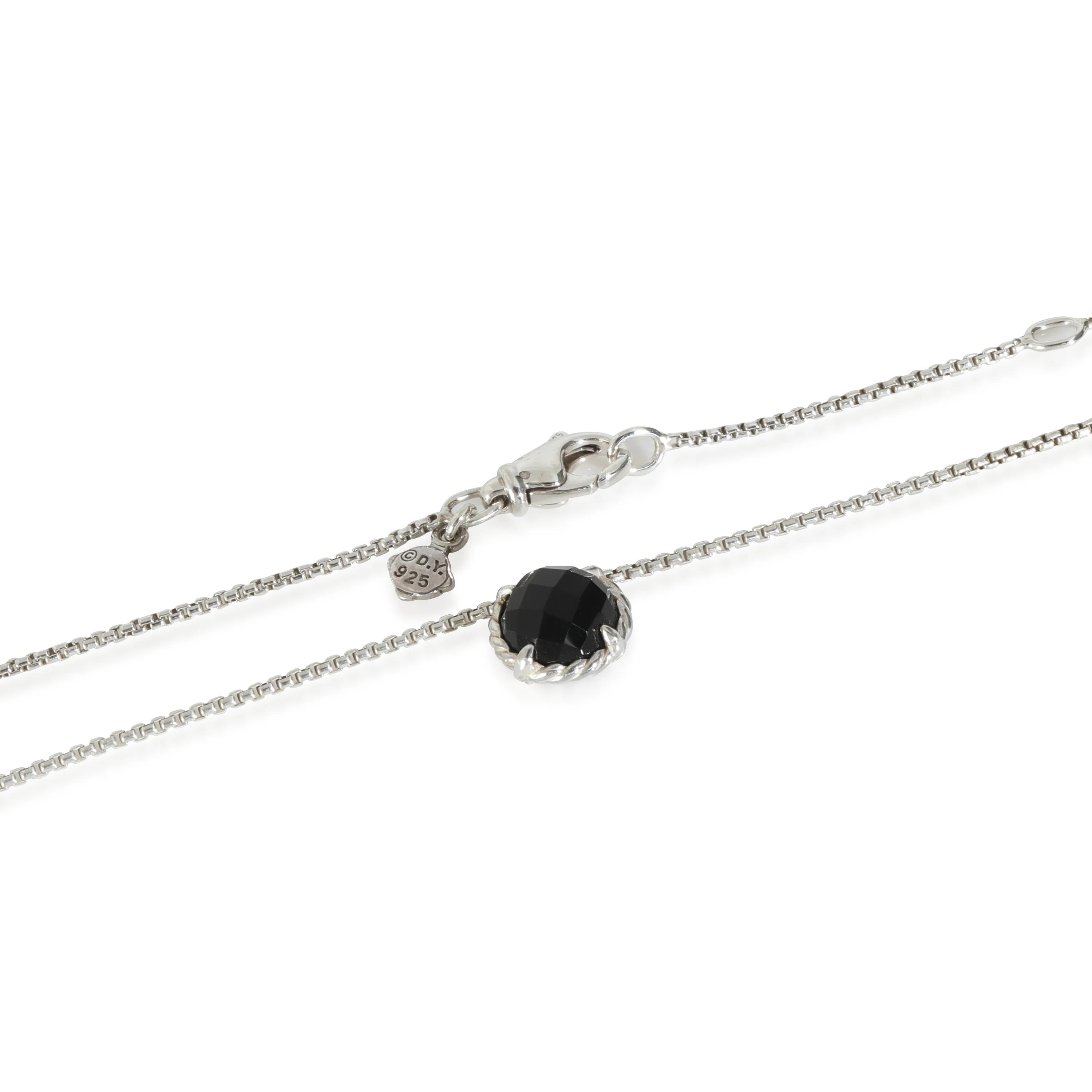 Chatelaine Onyx Pendant in  Sterling Silver - Image 3