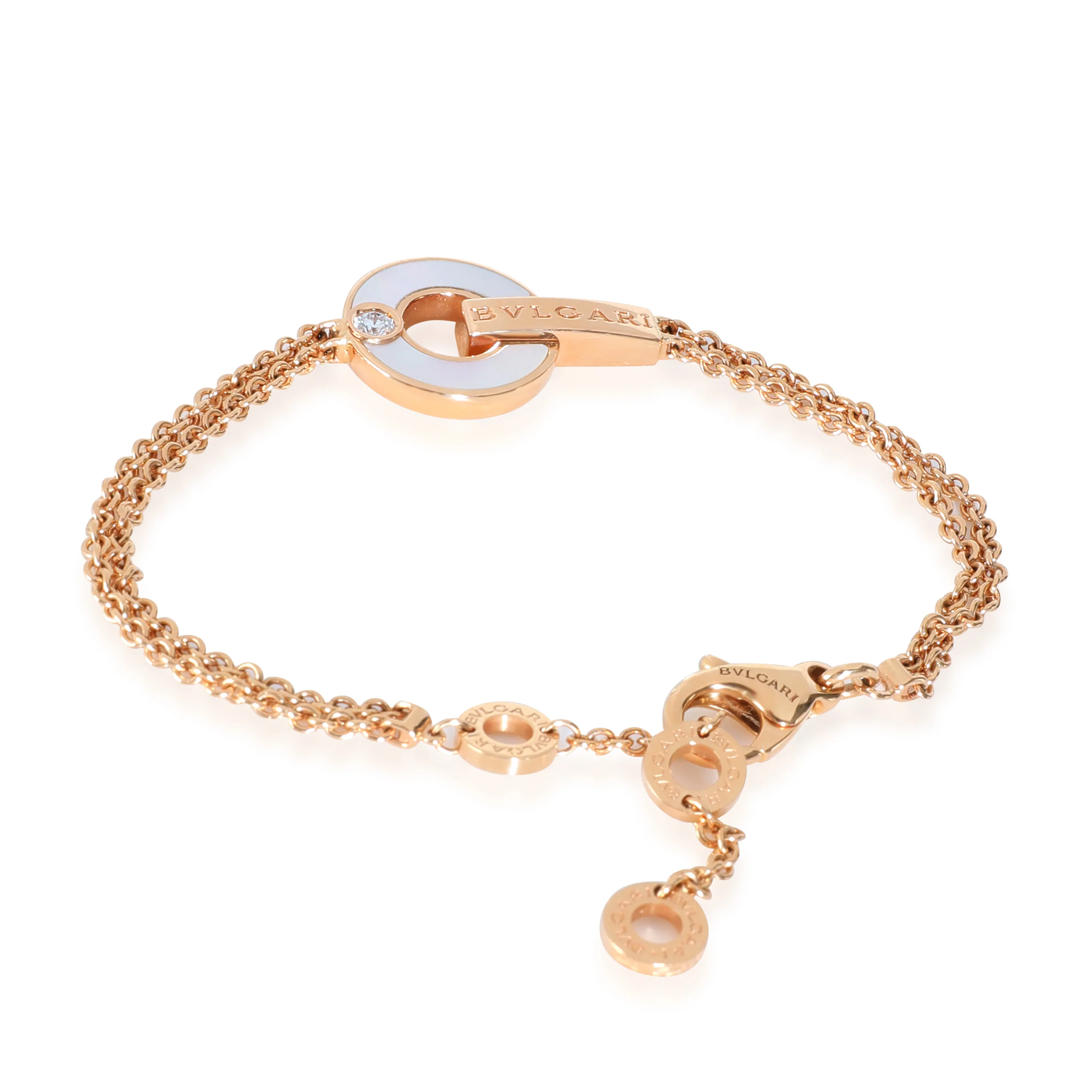 Bvlgari Bvlgari Bracelet in 18k Rose Gold 0.06 CTW - Image 3