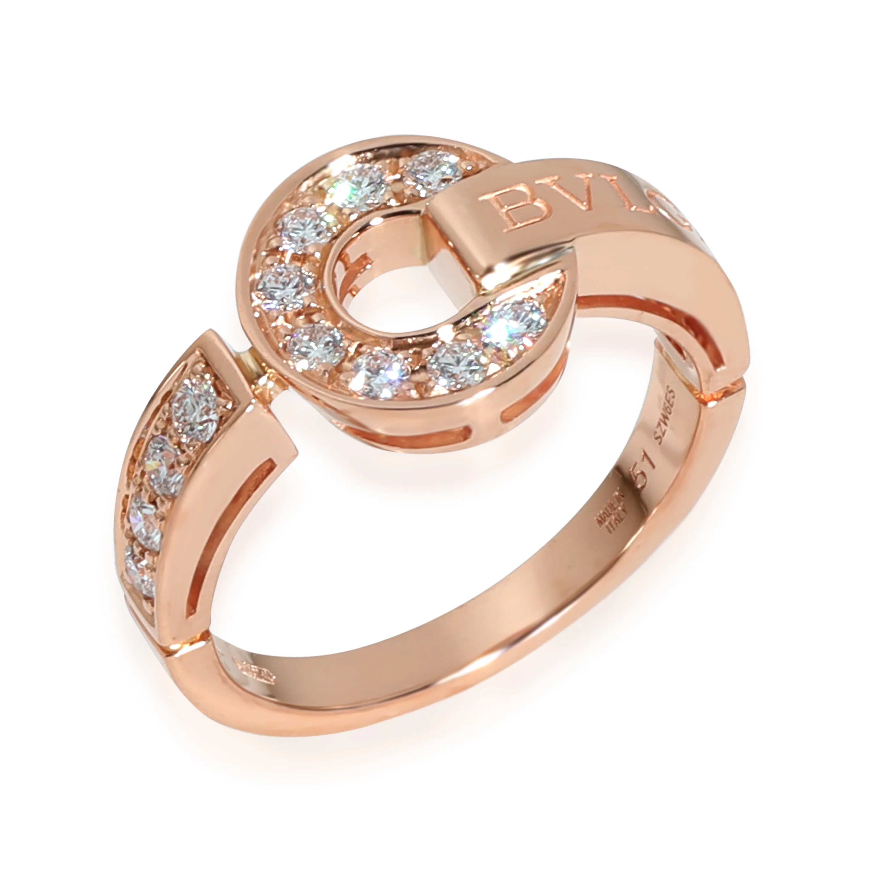 Bvlgari Bvlgari Ring in 18k Rose Gold, .28 CTW. - Image 2