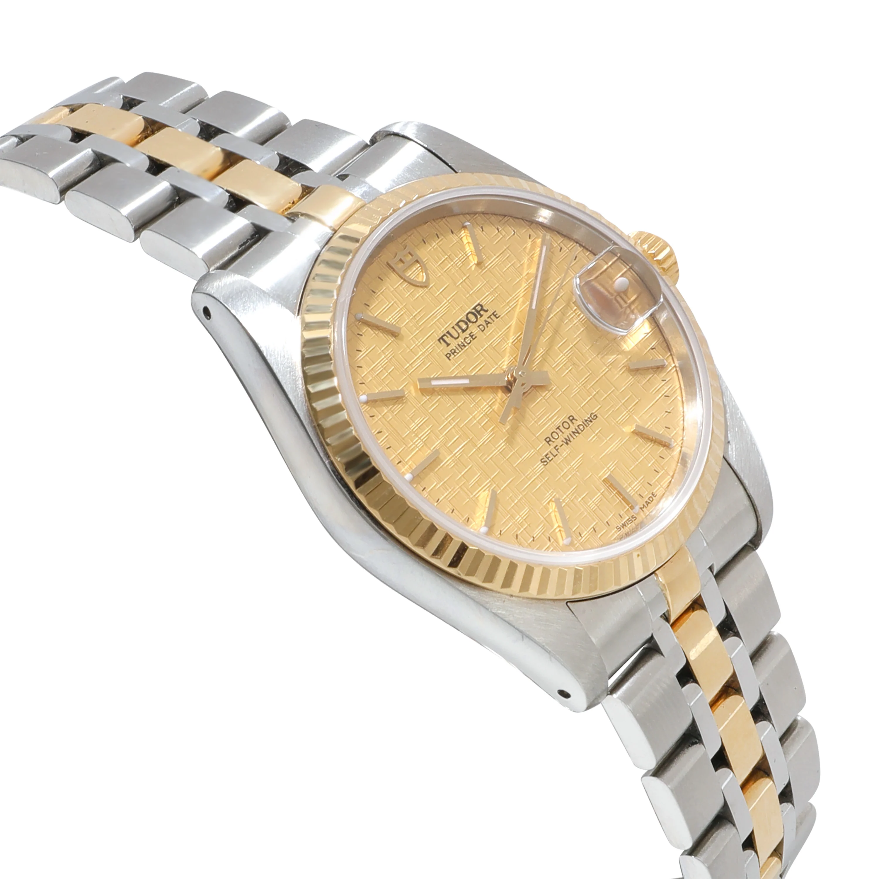 Prince Date 74033 Unisex Watch in 18kt Stainless Steel/Yellow Gold - Image 2