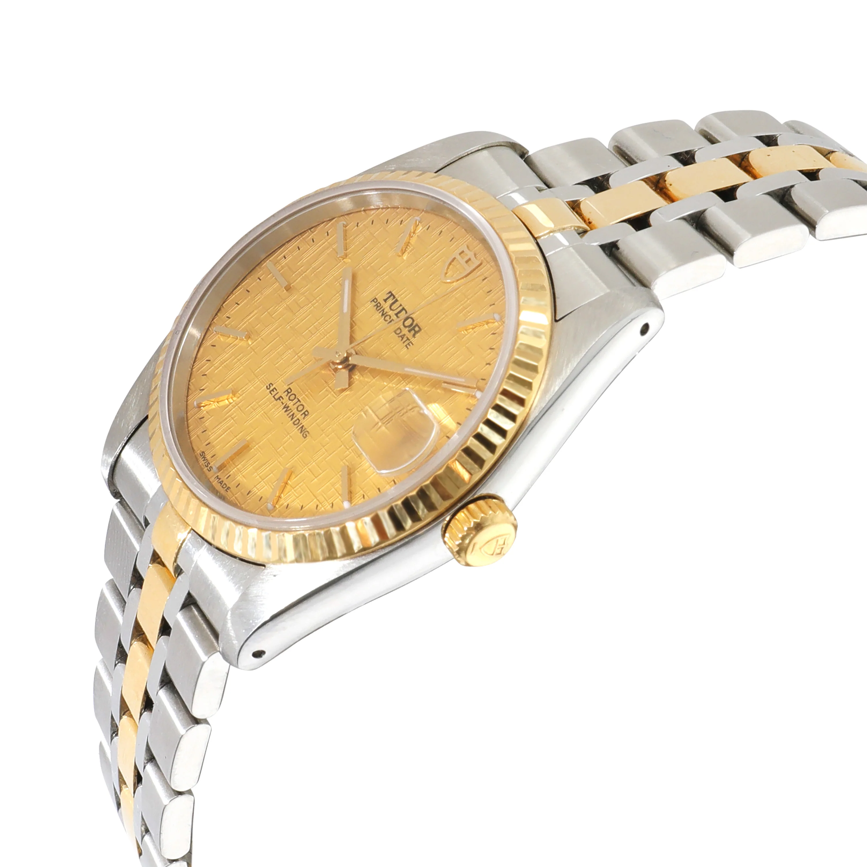 Prince Date 74033 Unisex Watch in 18kt Stainless Steel/Yellow Gold - Image 3