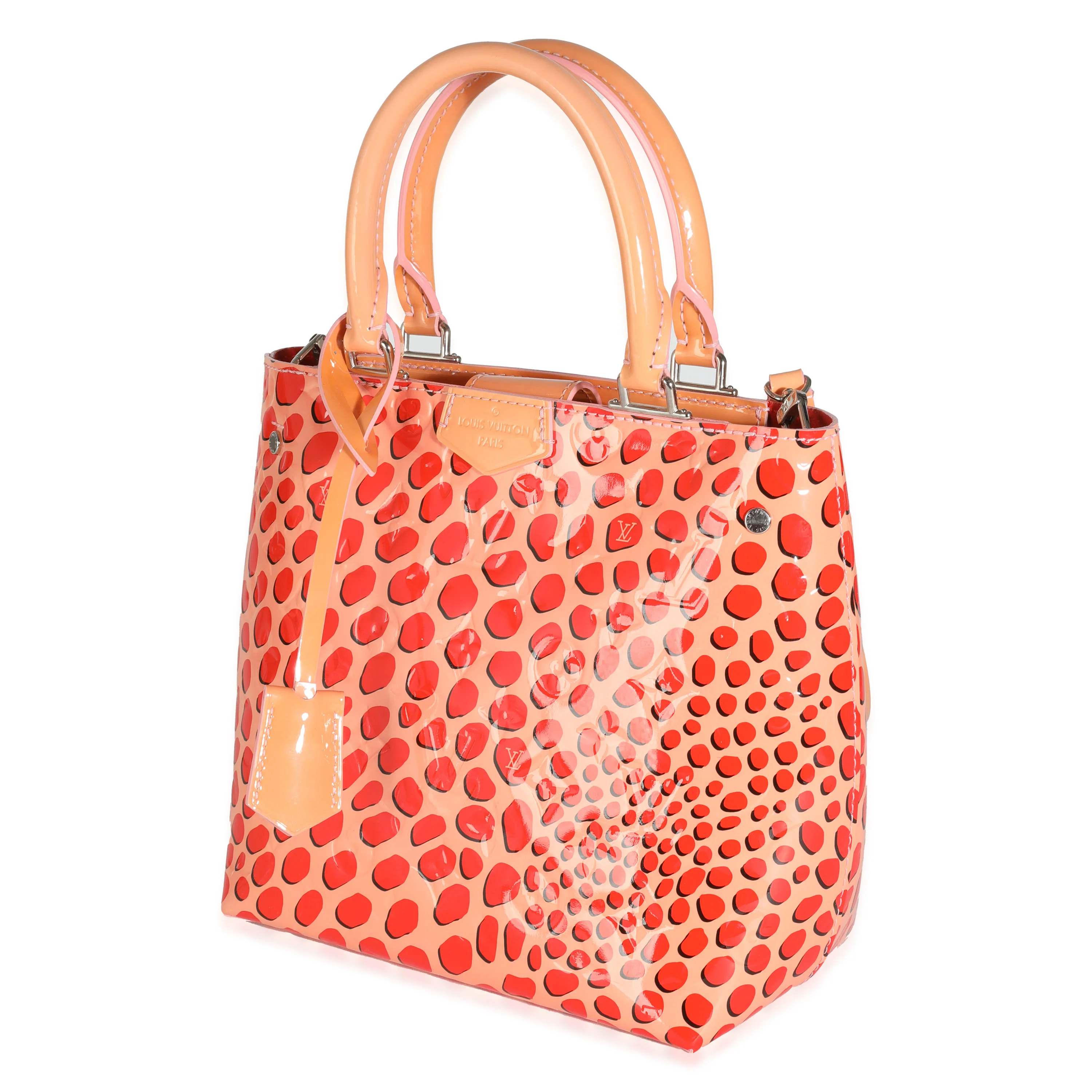 Sugar Pink Poppy Vernis Jungle Dots Open Tote - Image 2