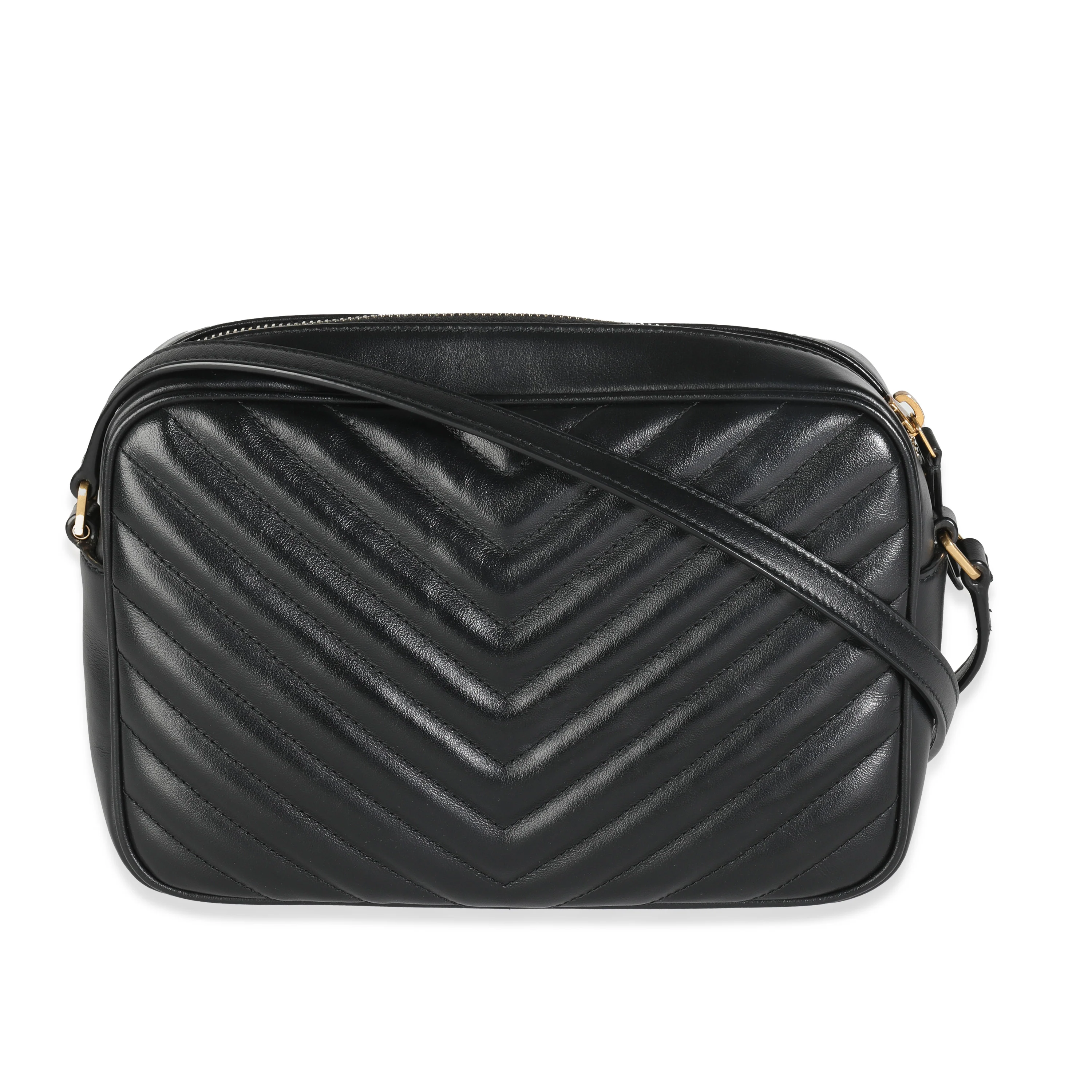 Black Matelasse Calfskin Lou Camera Bag - Image 5