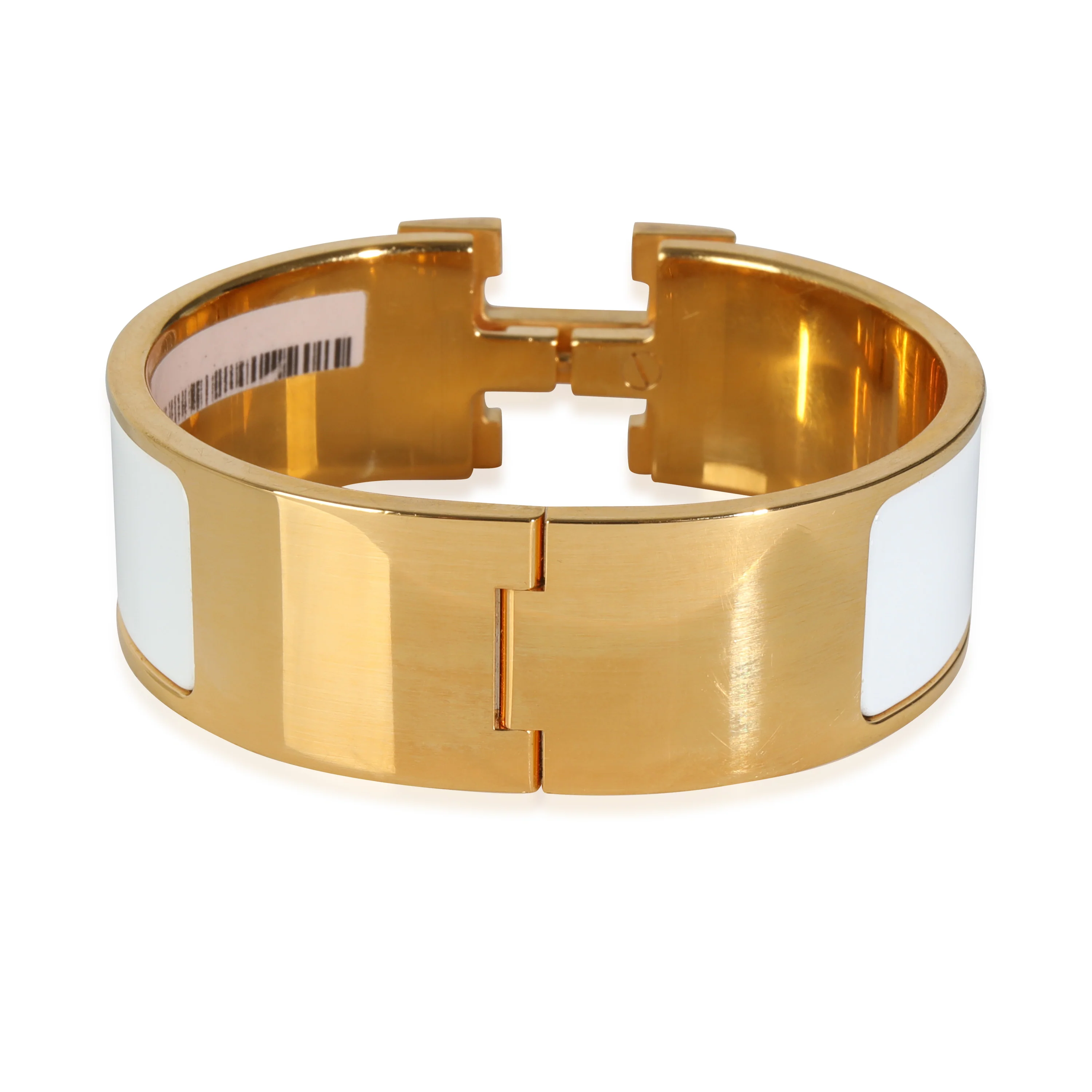 Hermes Clic Clac Bracelet In Blanco, PM - Image 4