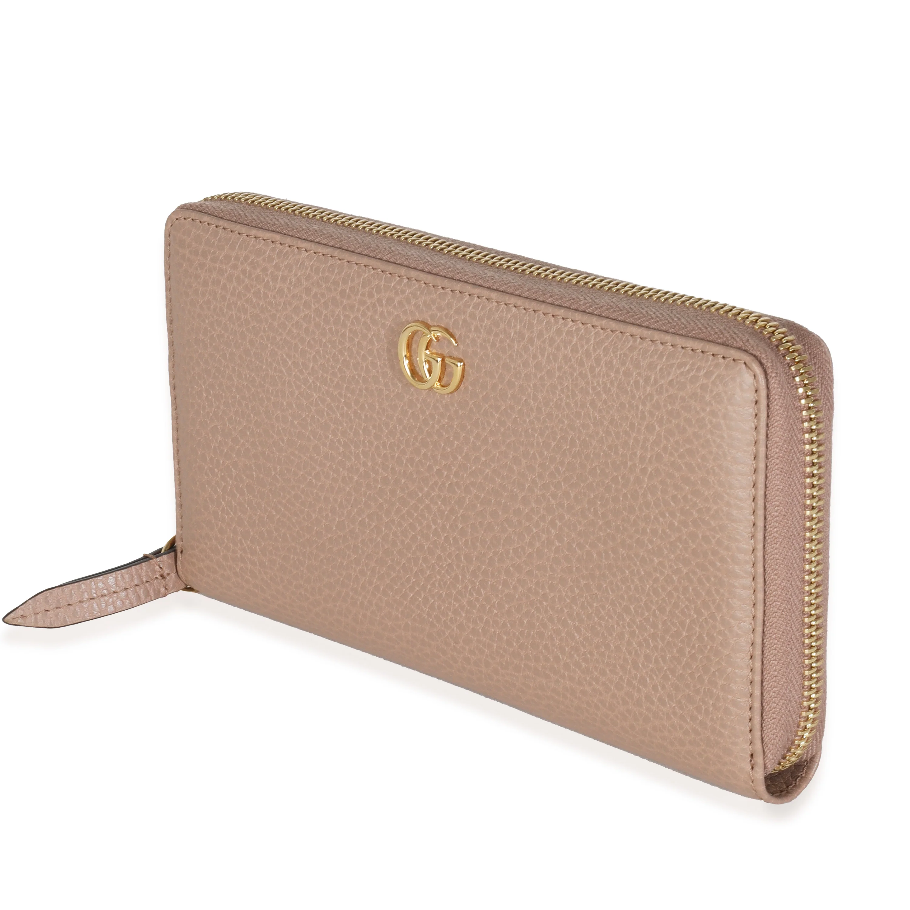 Pink Calfskin GG Marmont Zip Around Wallet - Image 2