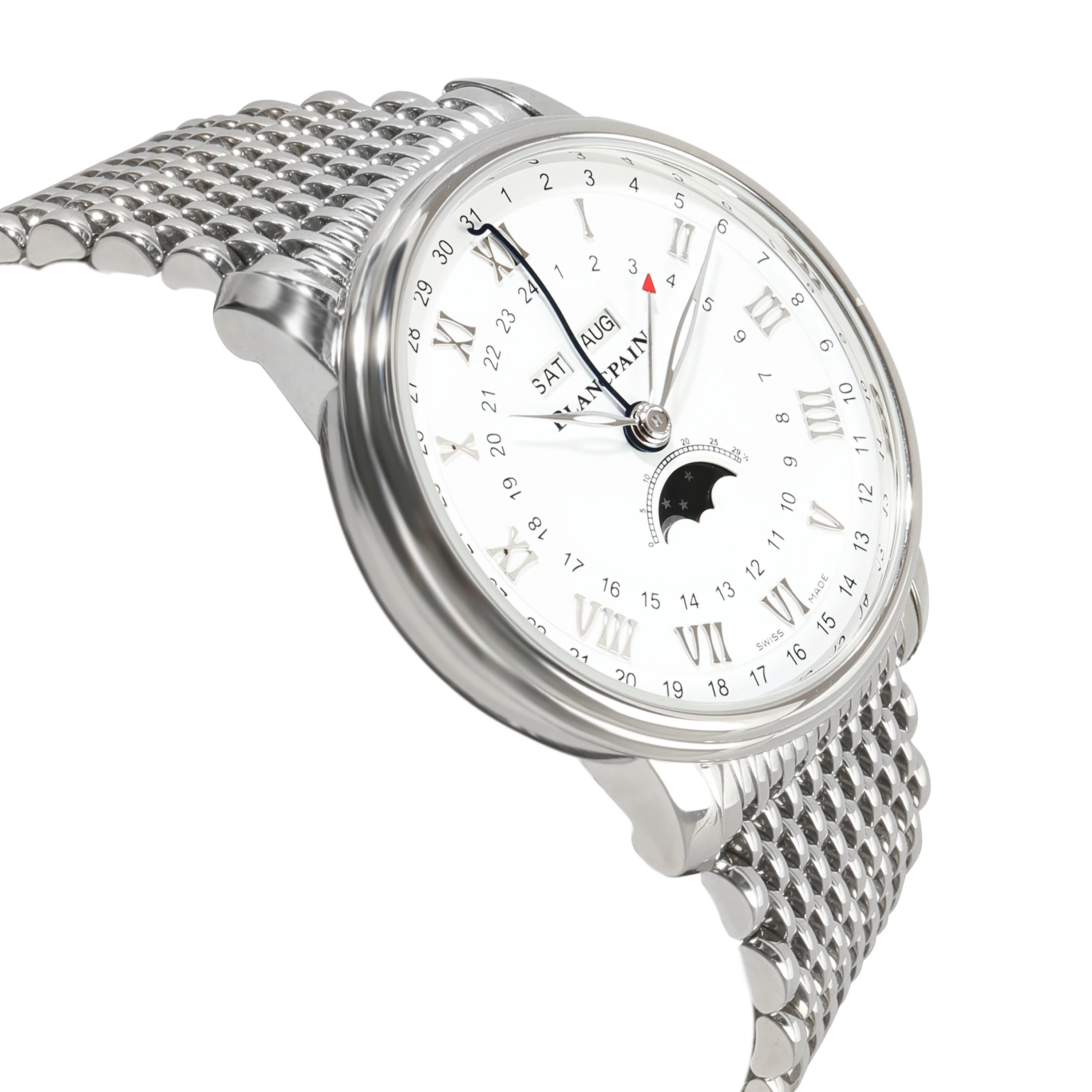 Villeret Quantieme Complet Phases de Luna GMT 6676-1127-MMB Men Watch - Image 2