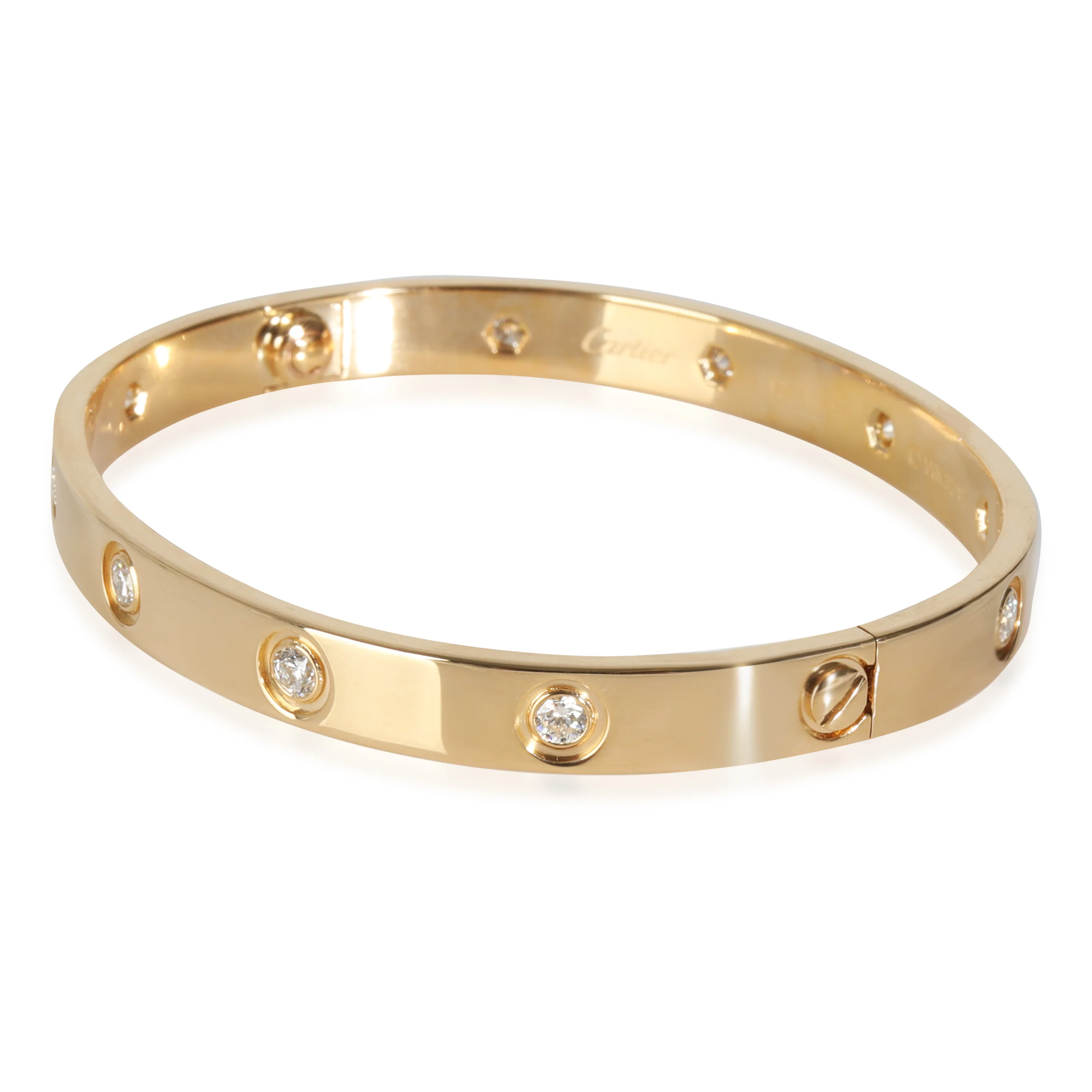 Love Bracelet, Diamonds (Yellow Gold) - Image 2