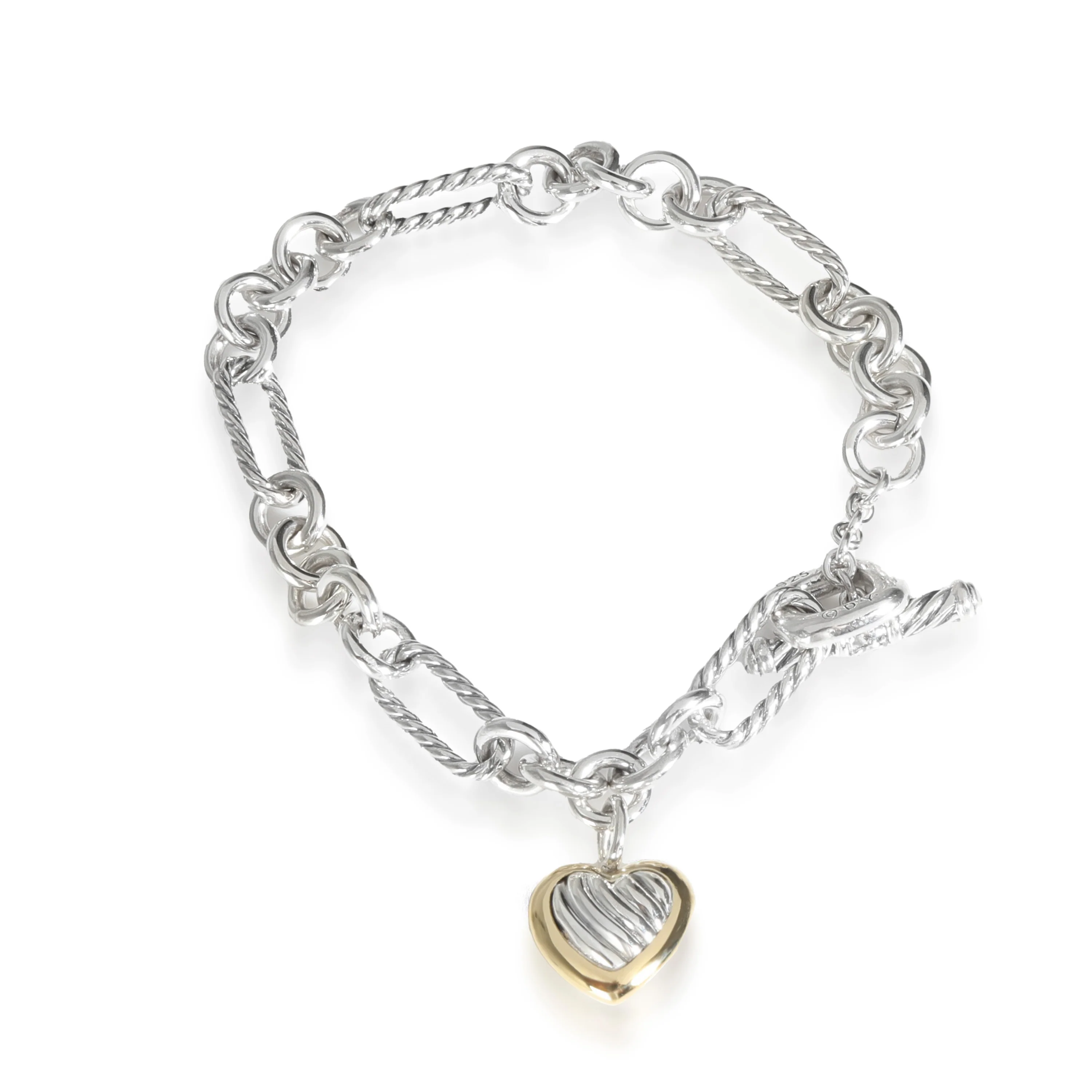 Bracelet in 18k Yellow Gold/Sterling Silver