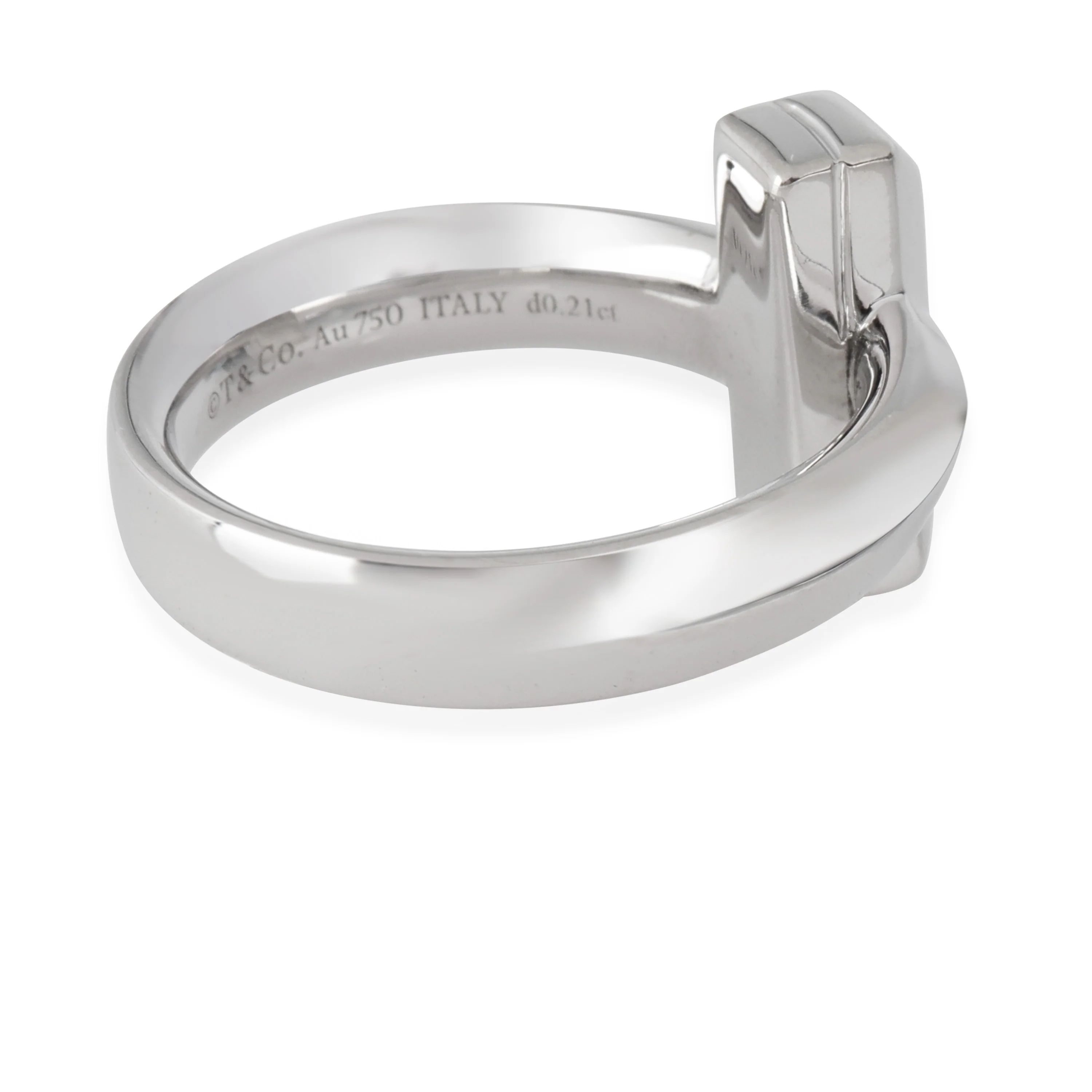Tiffany T Diamond Ring in 18k White Gold 0.21 CTW - Image 2