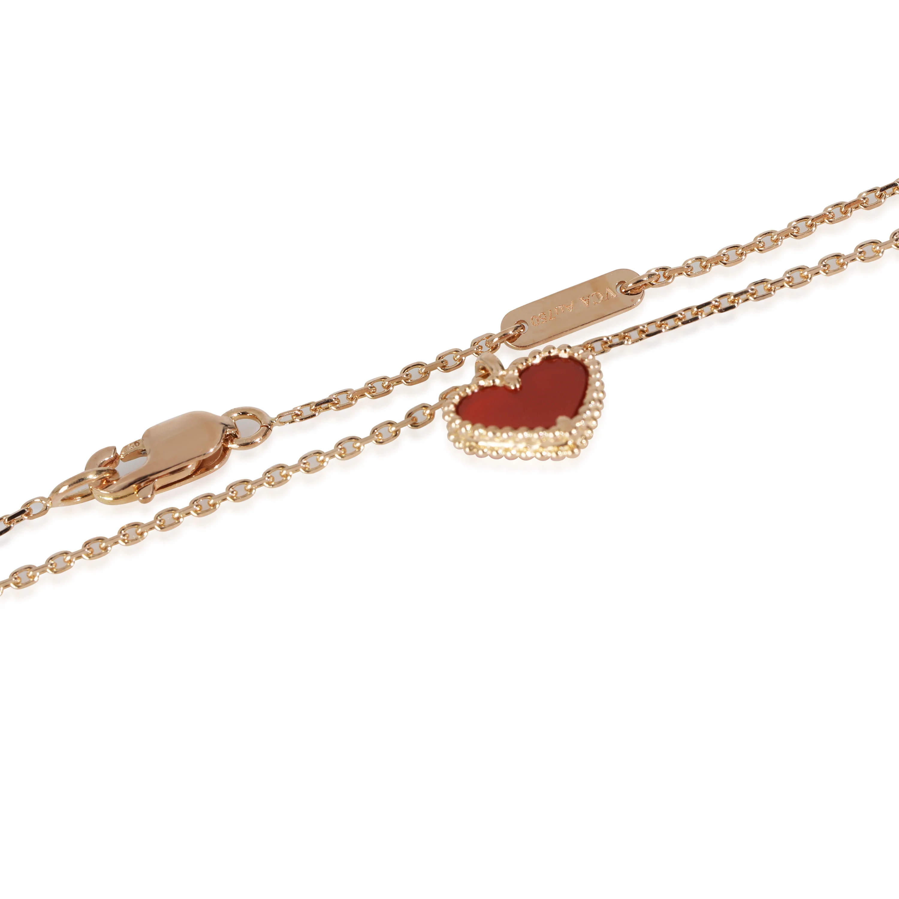 Sweet Hearts Pendant Necklace In 18K Rose Gold - Image 3
