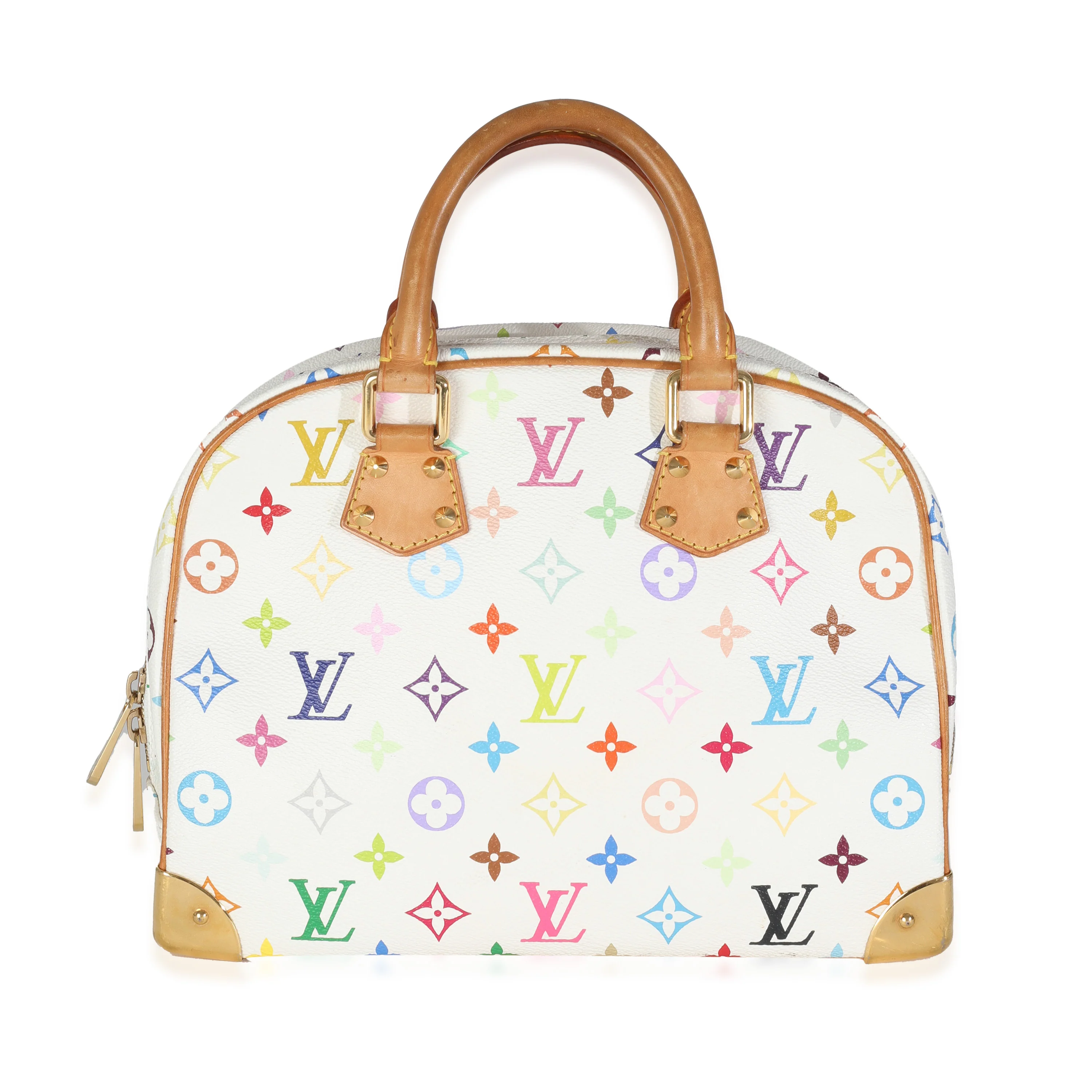 White Monogram Multicolore Canvas Trouville - Image 4