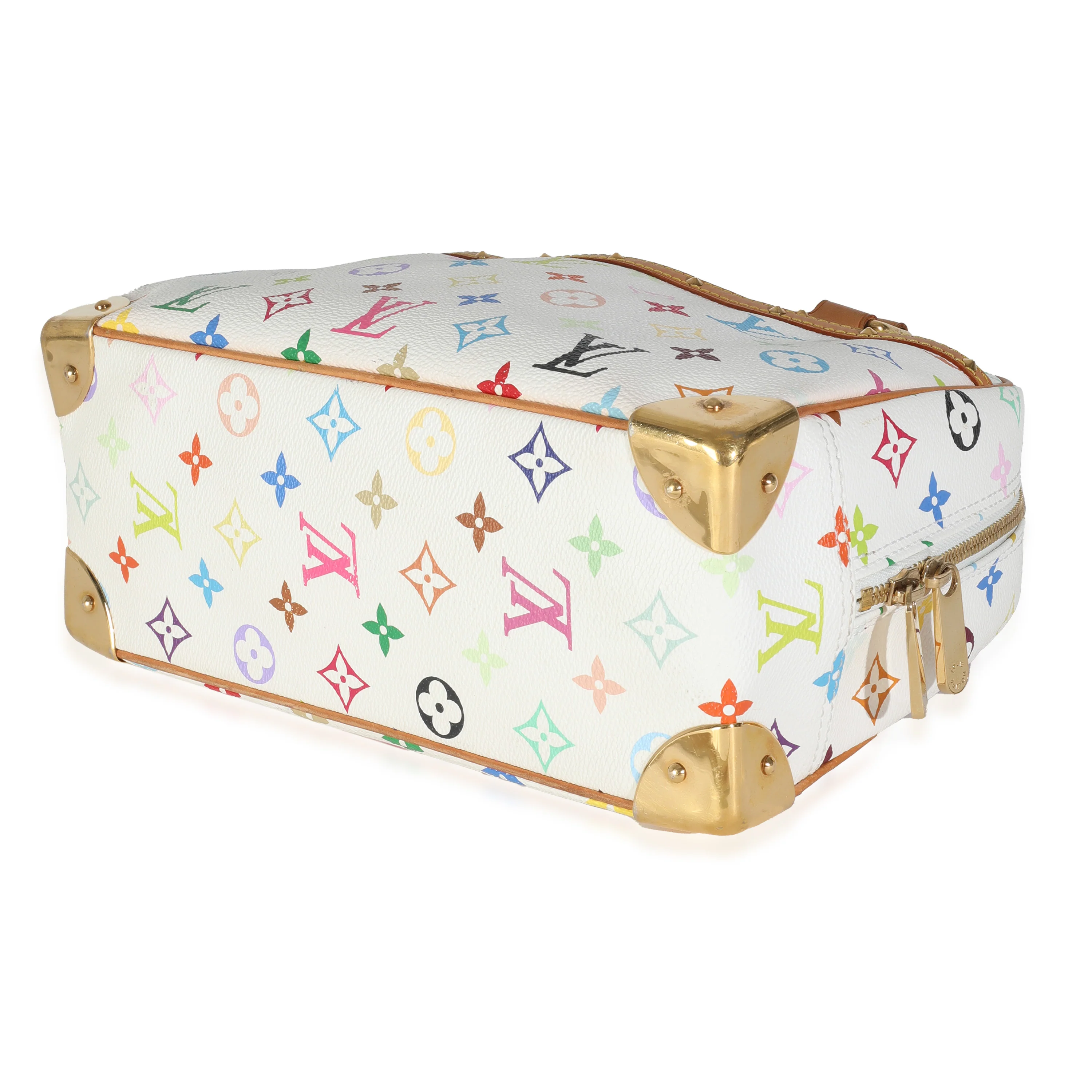 White Monogram Multicolore Canvas Trouville - Image 7