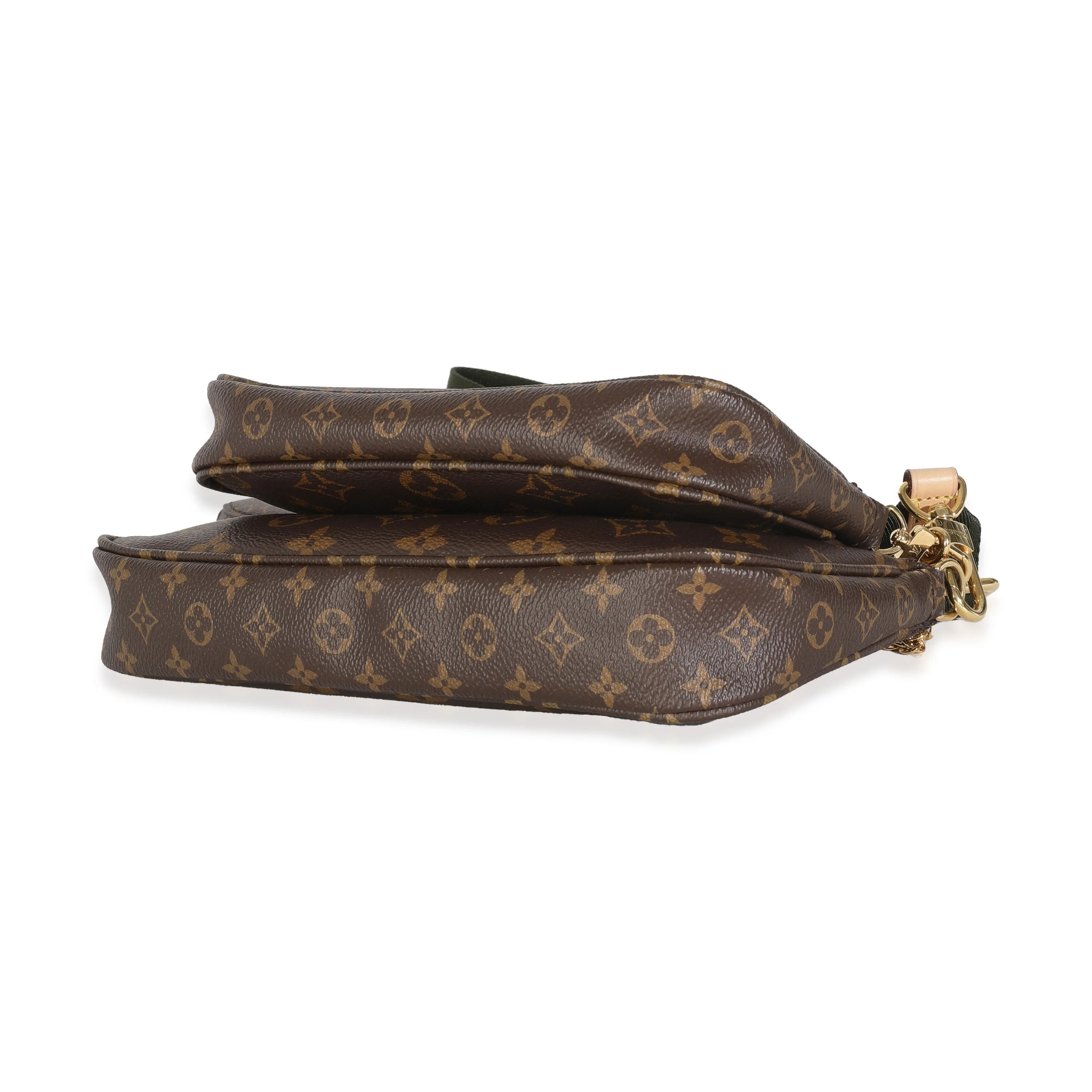 Khaki Monogram Canvas Multi Pochette Accessoires - Image 5