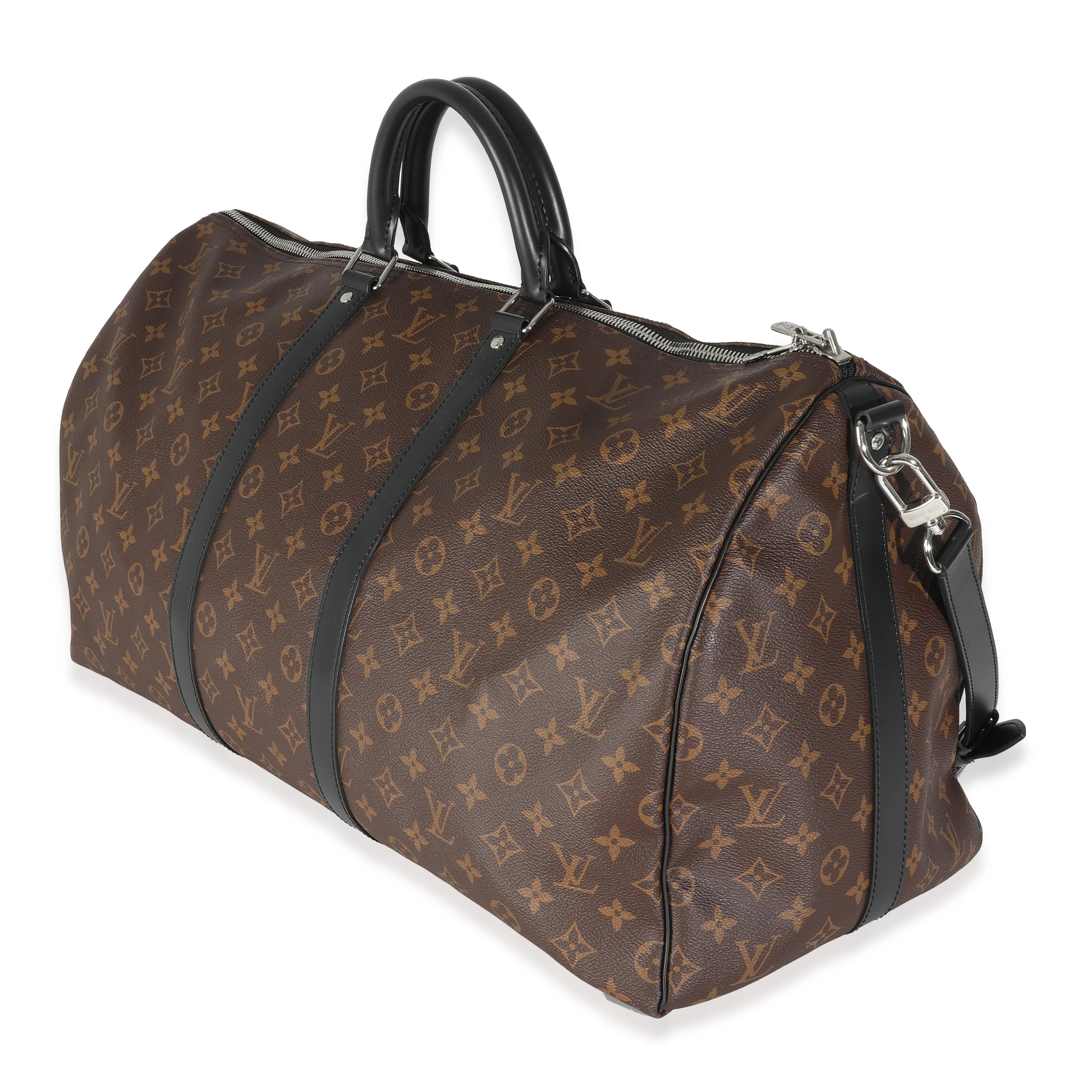 Monogram Macassar Canvas Keepall Bandouliere 55 - Image 2