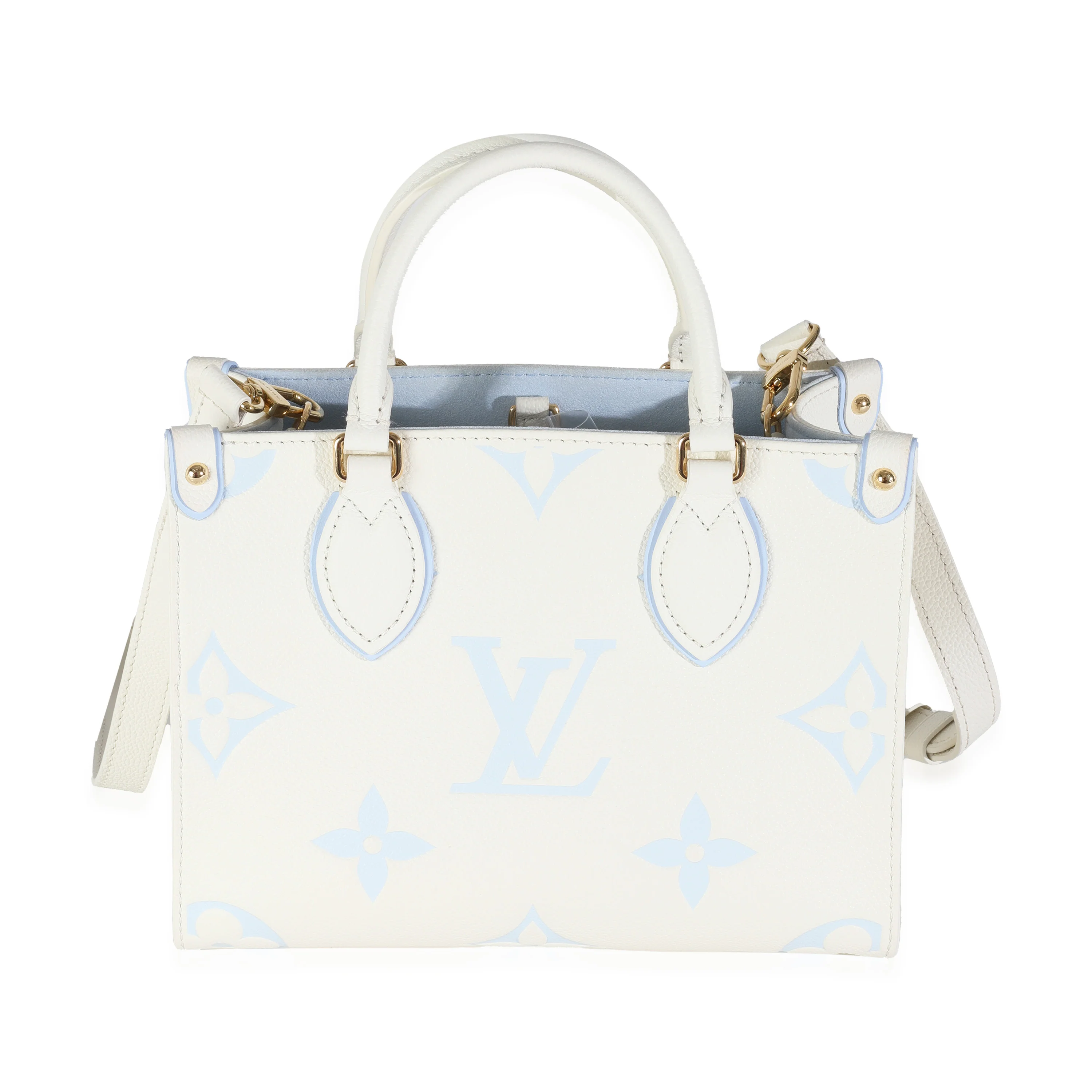 Latte Candy Blue Monogram Giant Empreinte Onthego PM
