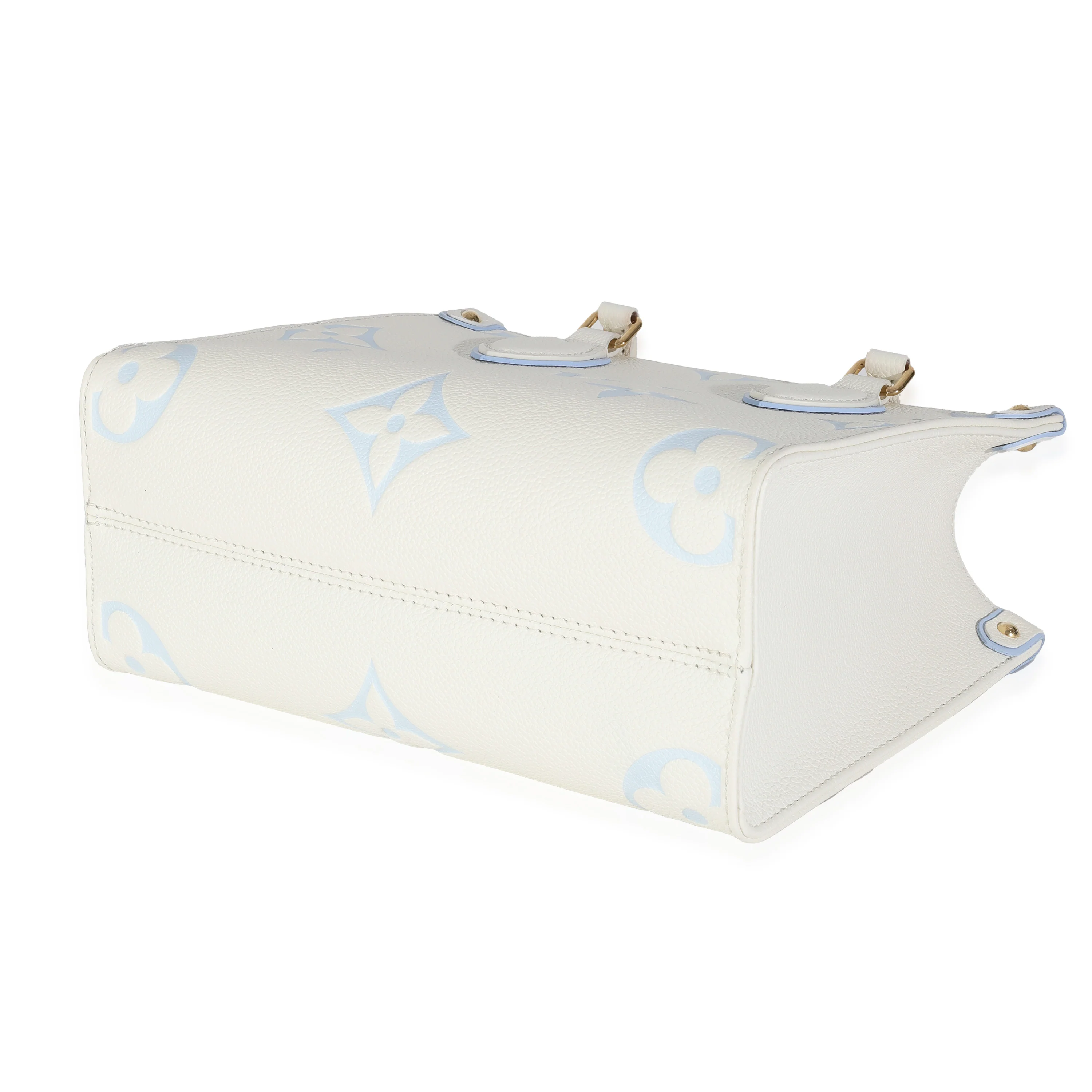 Latte Candy Blue Monogram Giant Empreinte Onthego PM - Image 6