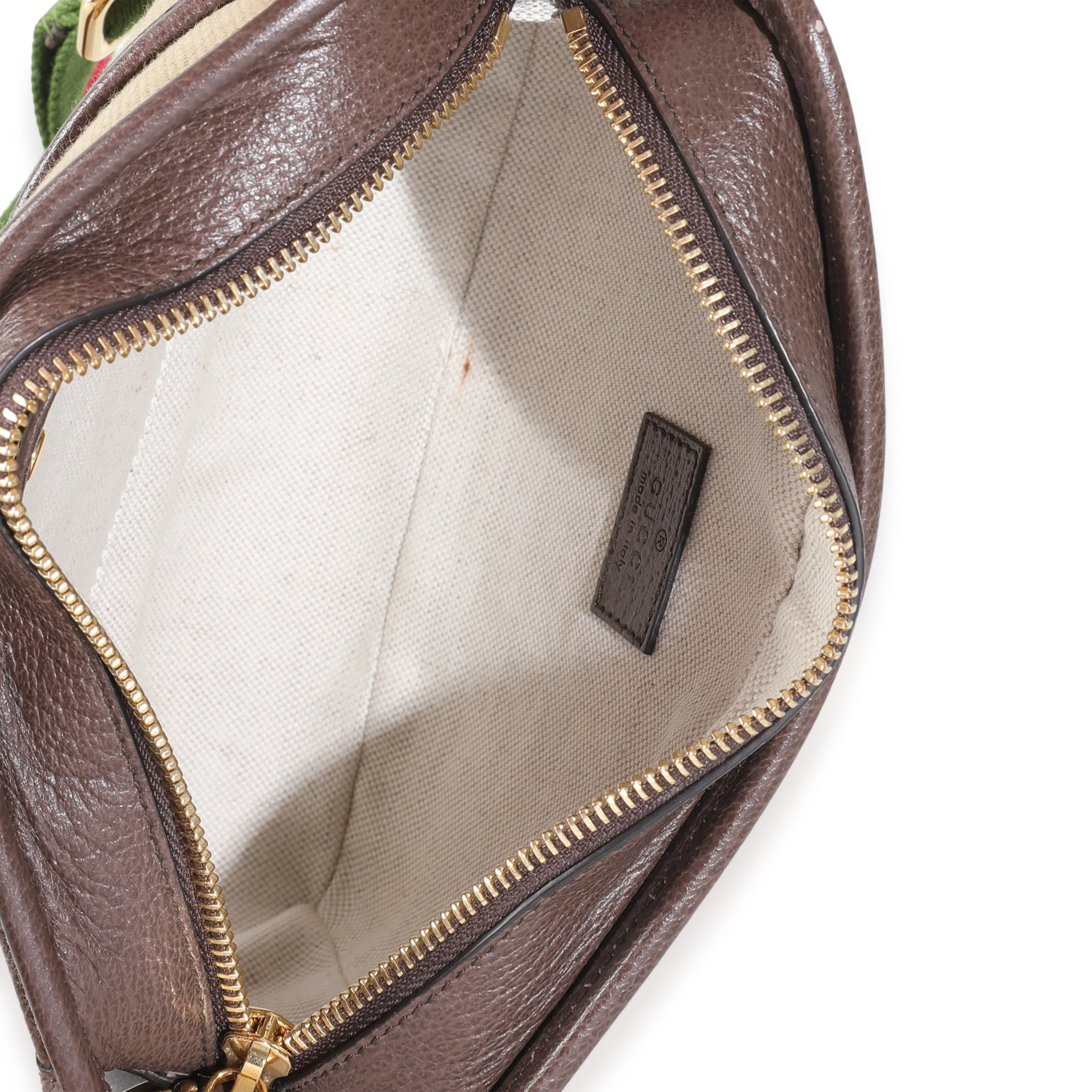Dollar Calfskin Beige Jumbo GG Canvas Web Mini Crossbody Bag - Image 9