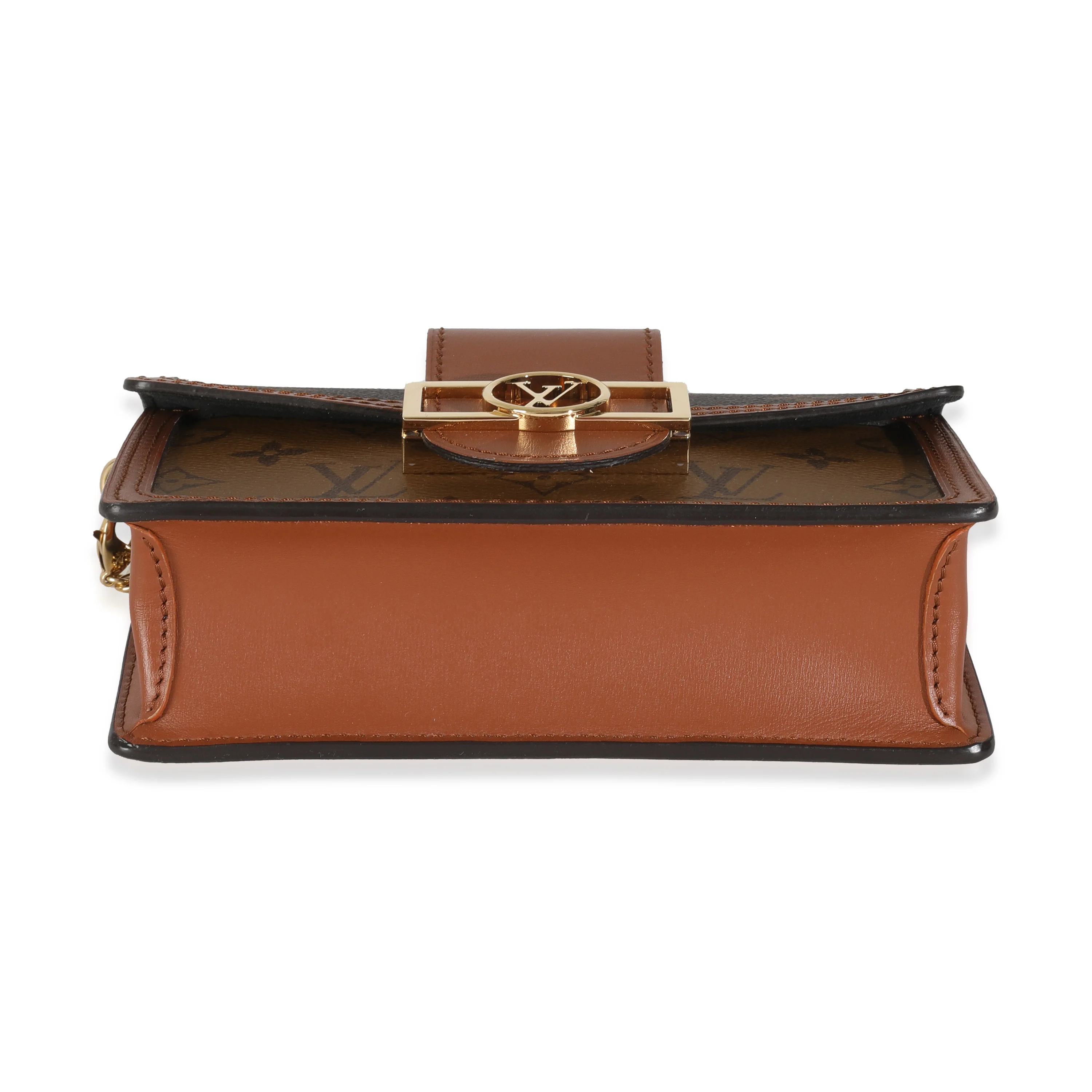 Reverse Monogram Canvas Dauphine Chain Wallet - Image 5
