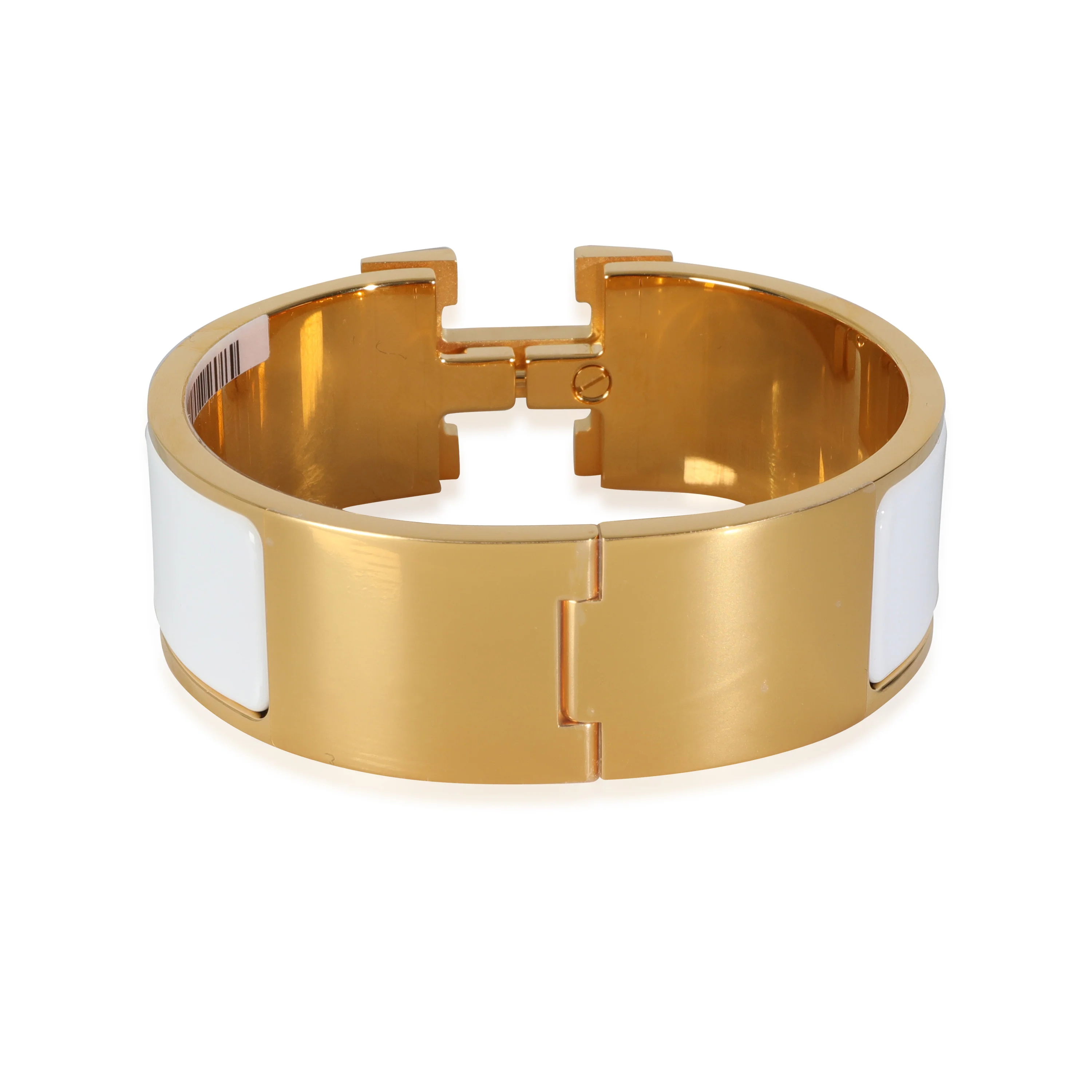 Hermes Clic Clac Bracelet In Blanco, PM - Image 4