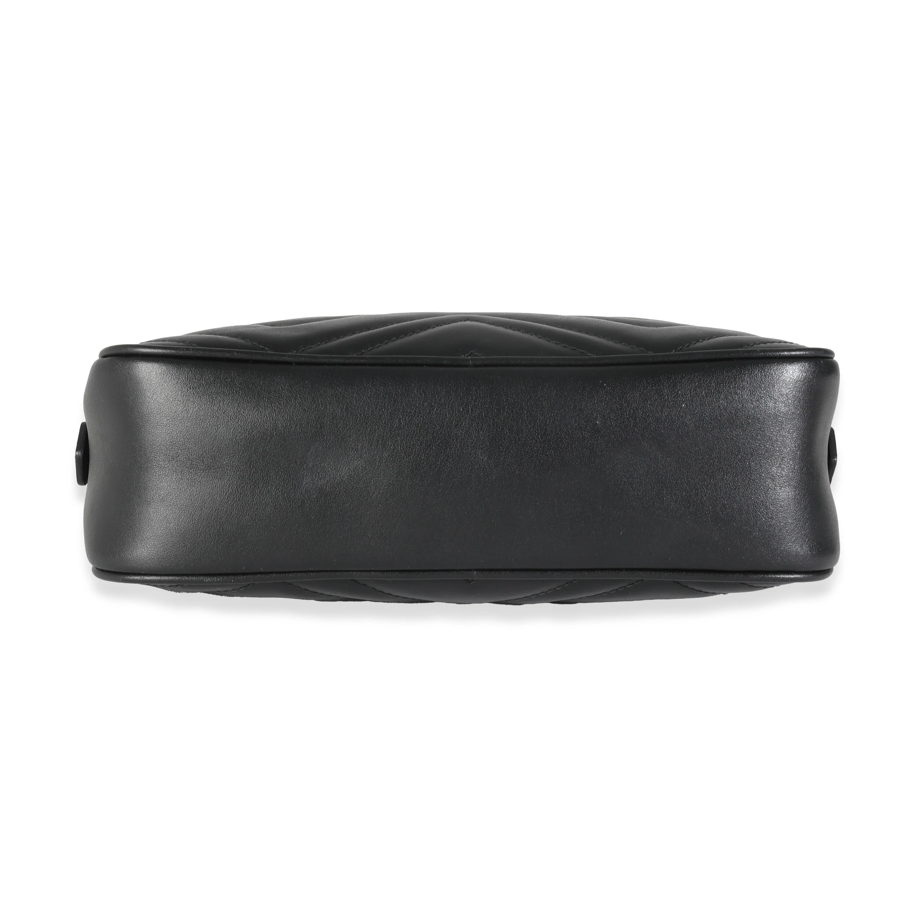 Black Matelasse Calfskin Small GG Marmont Shoulder Bag - Image 5