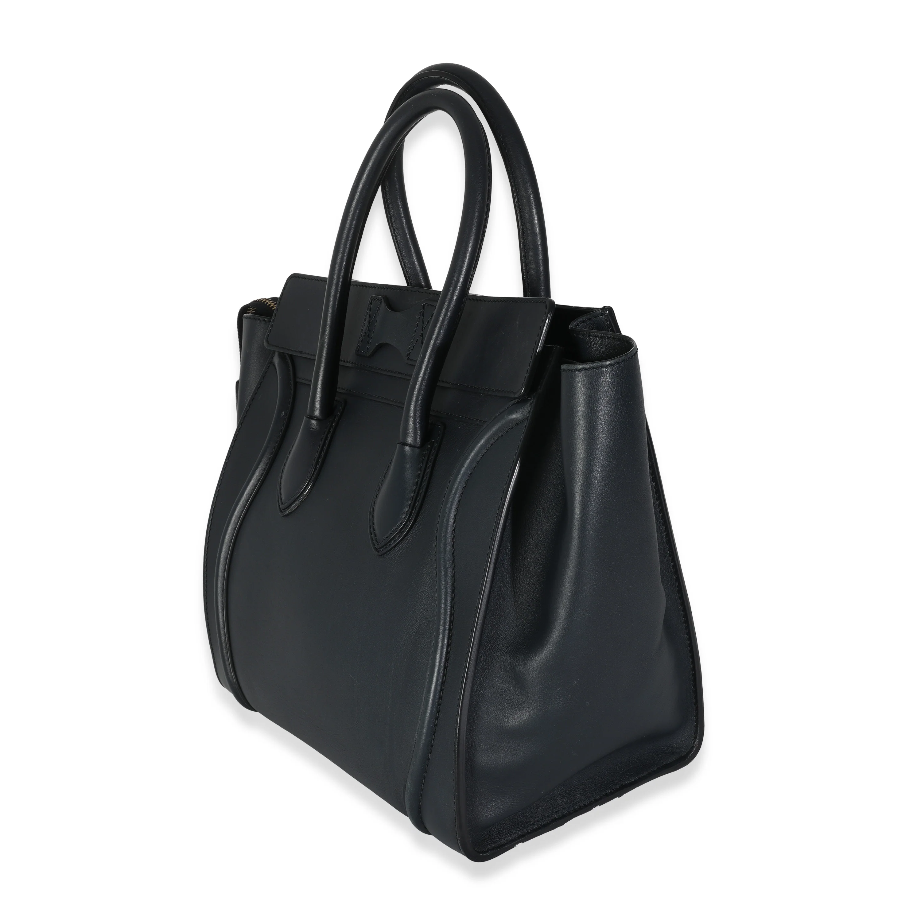 Navy Smooth Calfskin Micro Luggage - Image 2