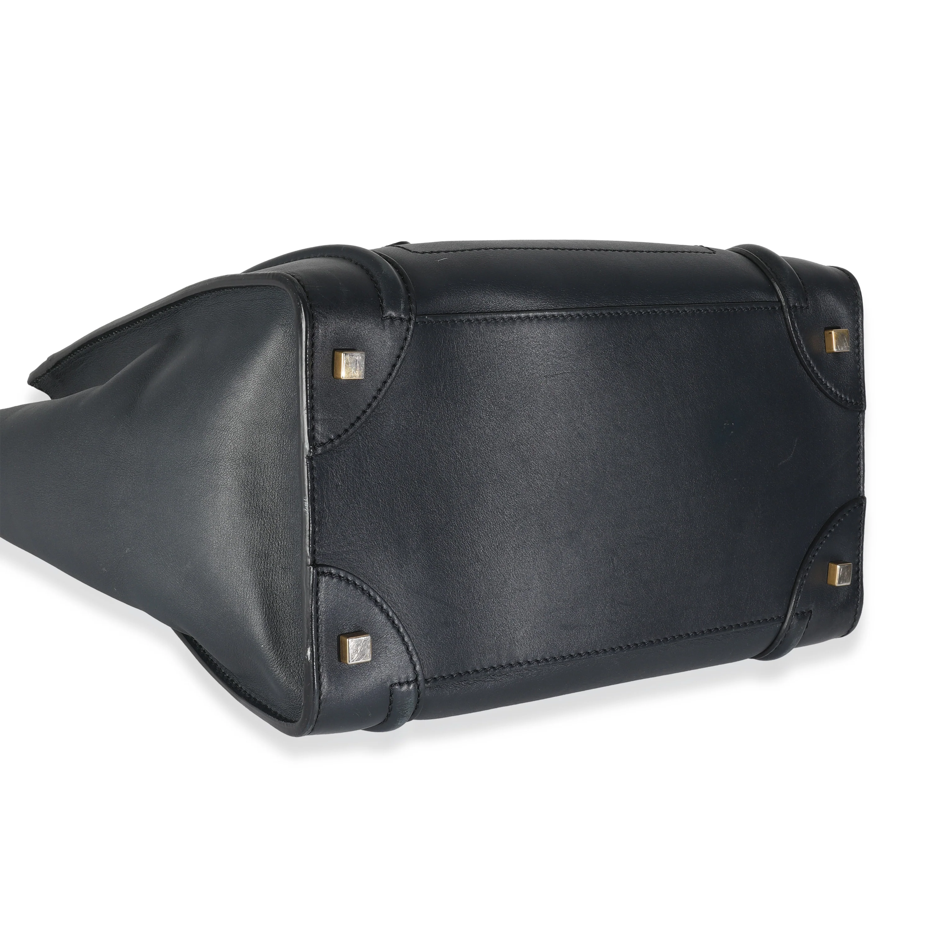 Navy Smooth Calfskin Micro Luggage - Image 6