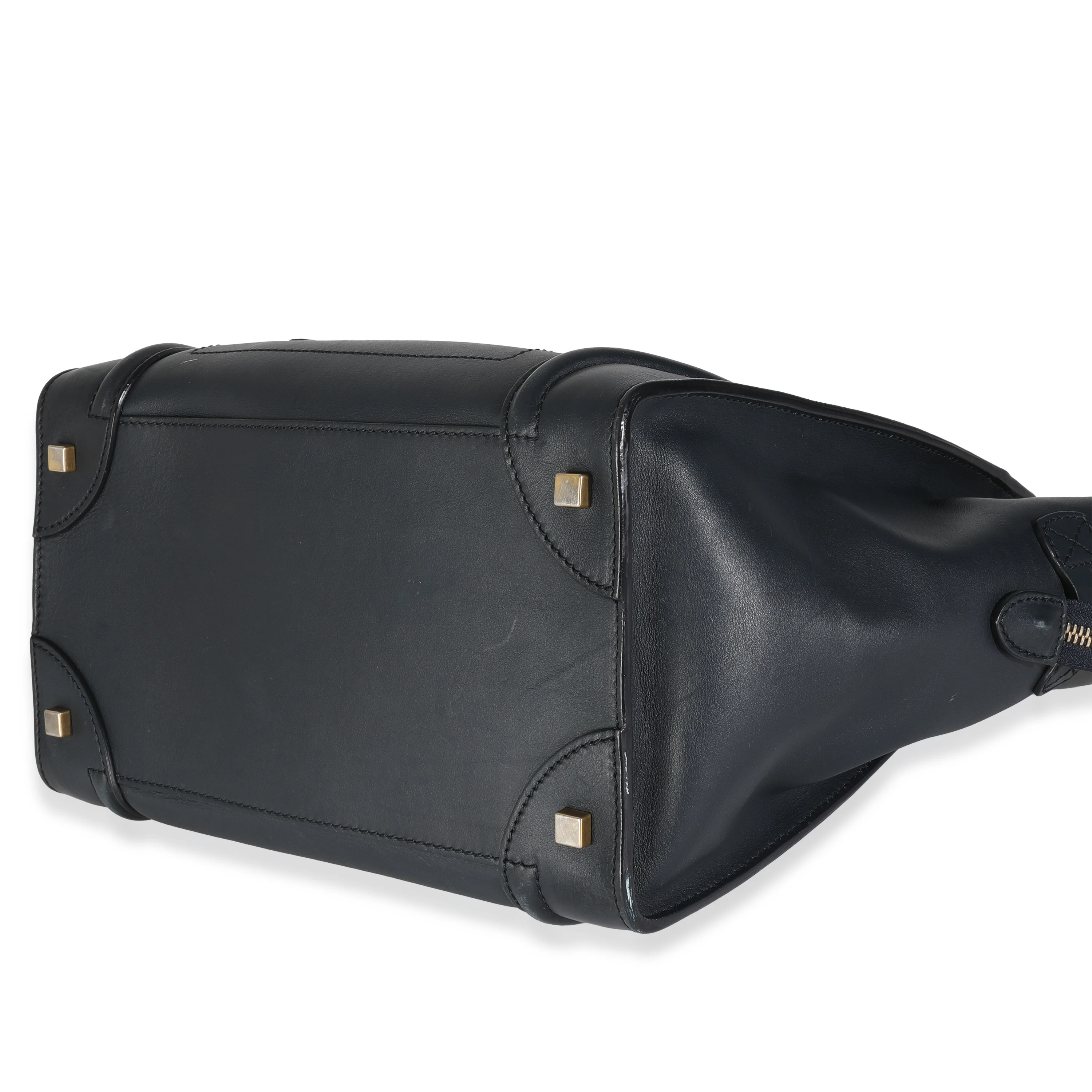 Navy Smooth Calfskin Micro Luggage - Image 7