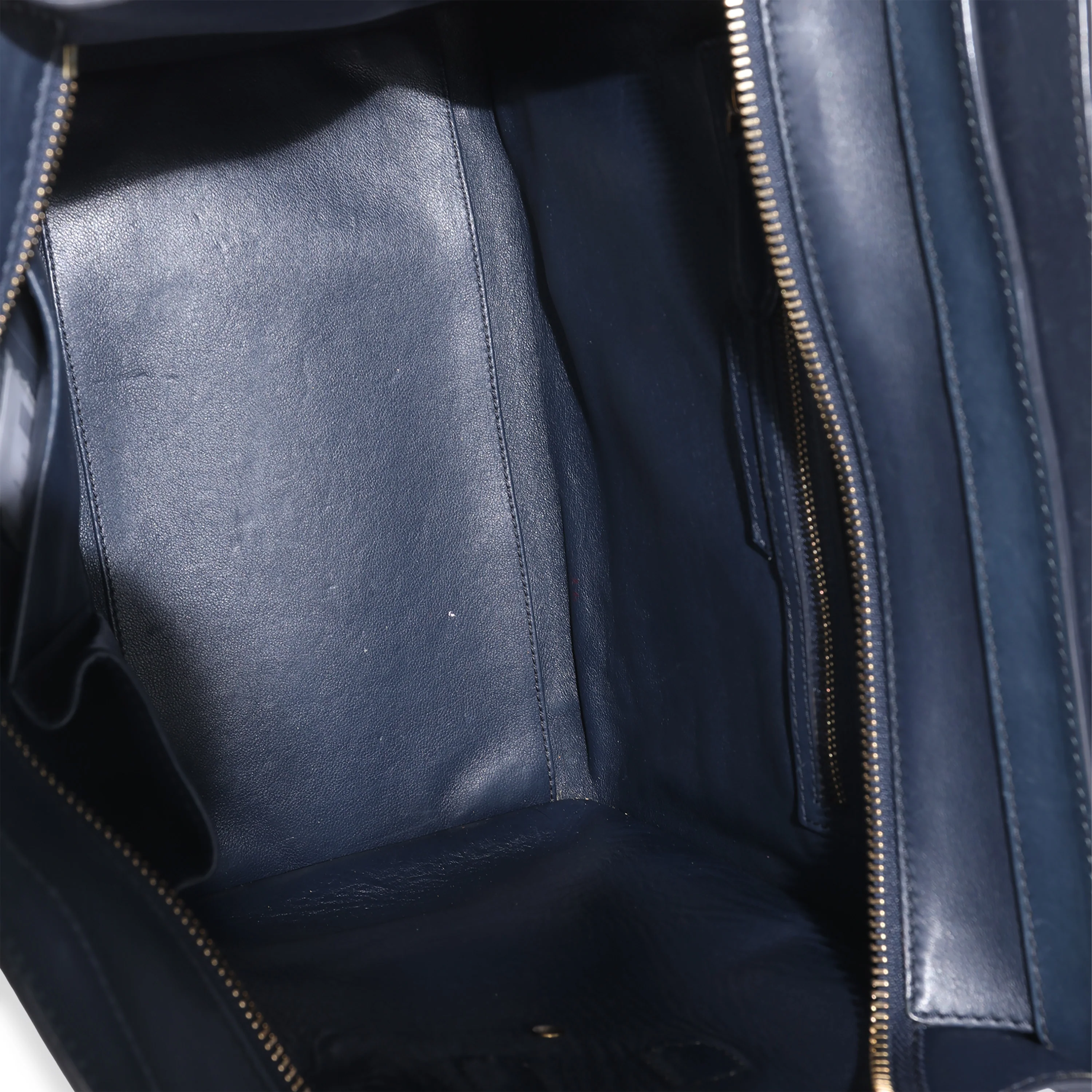 Navy Smooth Calfskin Micro Luggage - Image 8