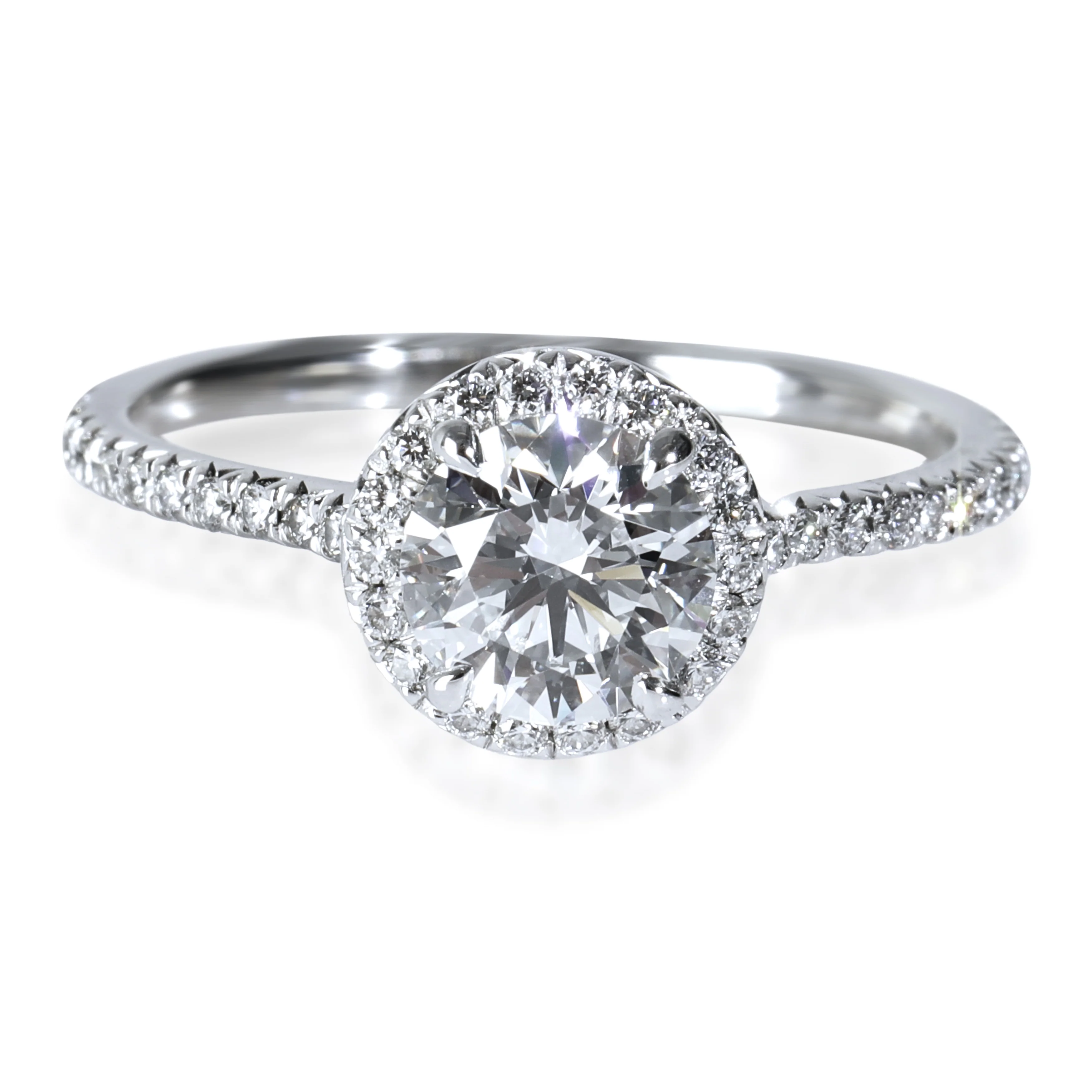 0.85 ct Round Brilliant  Soleste Engagement Ring
