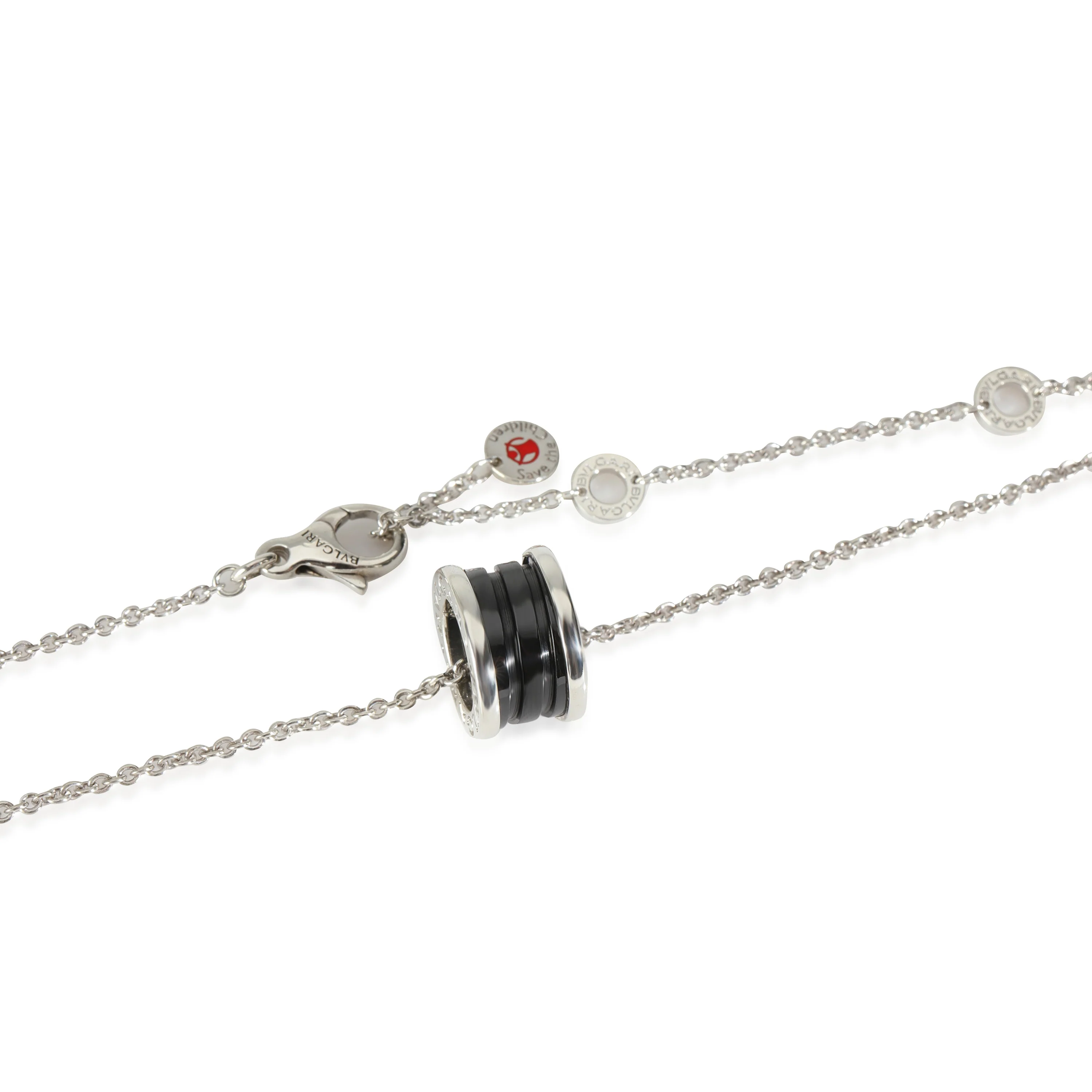 Bvlgari B.zero1 Save The Children Pendant In Sterling Silver - Image 3