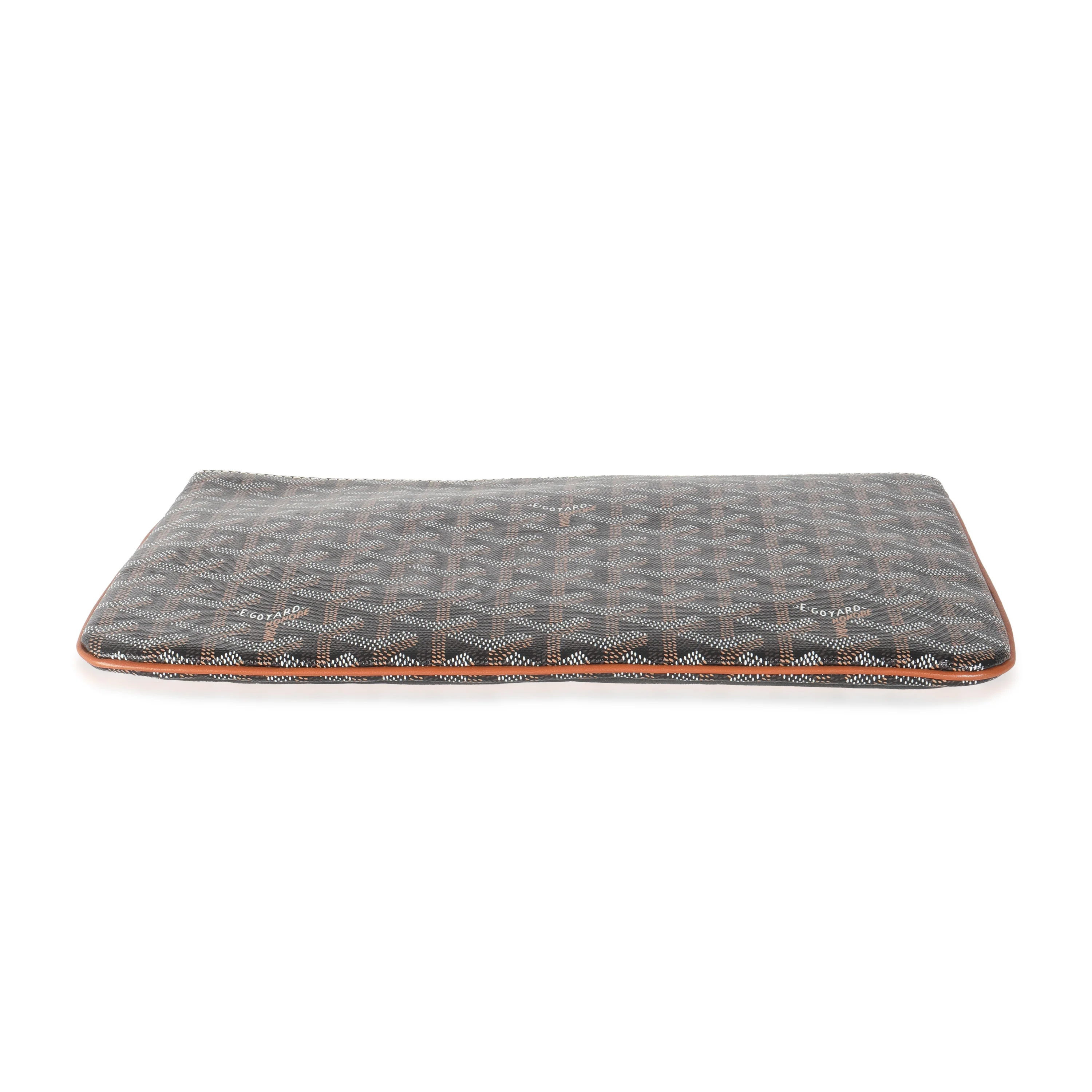 Gold Black Goyardine Canvas Senat MM - Image 5