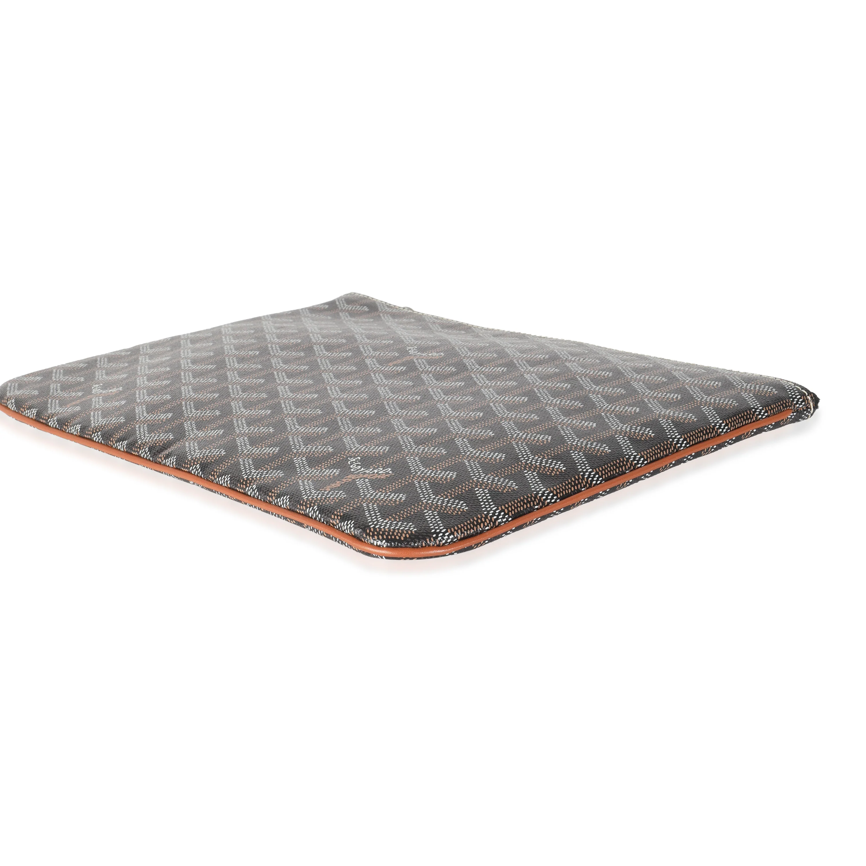 Gold Black Goyardine Canvas Senat MM - Image 7