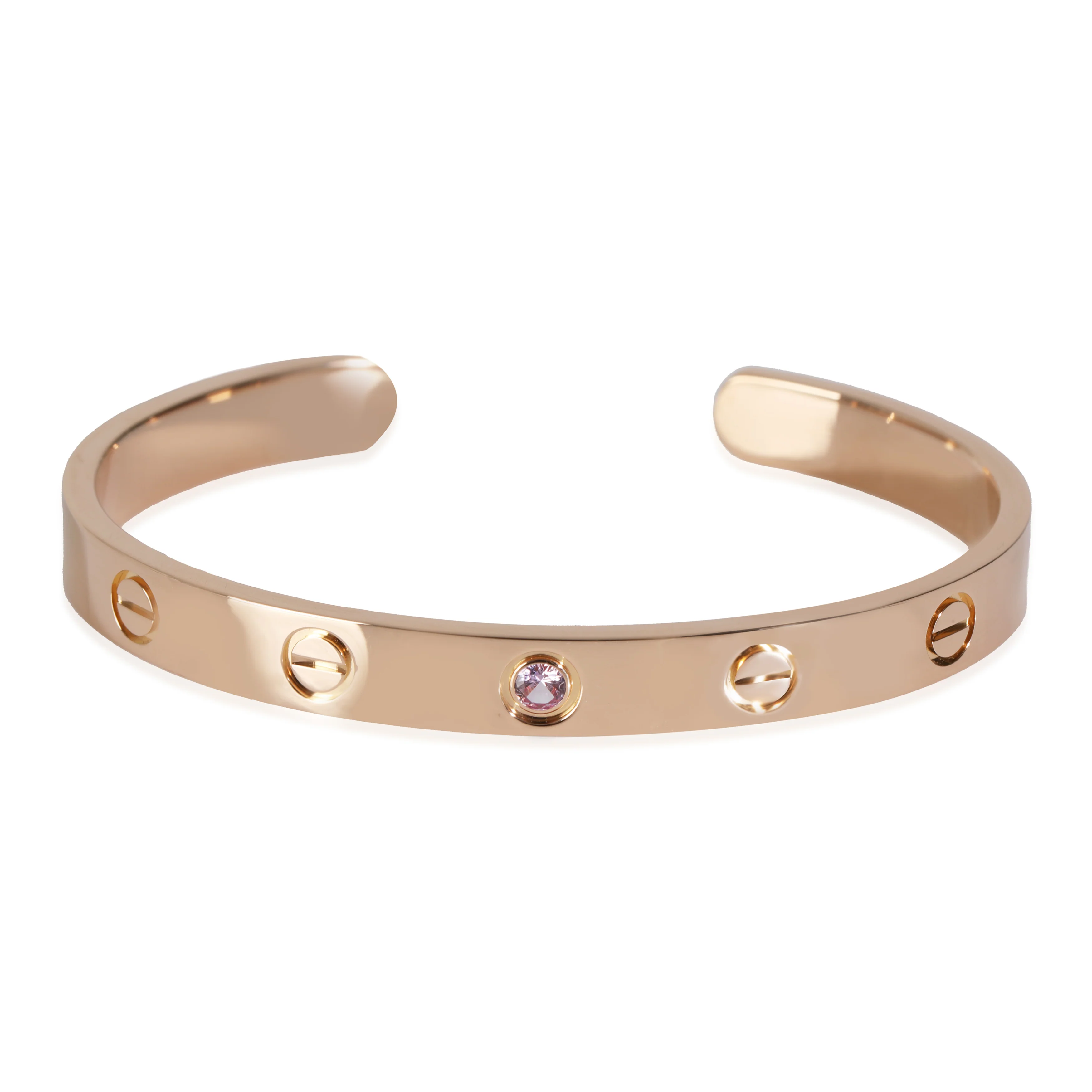 Love Cuff Bracelet, Sapphire (Rose Gold)