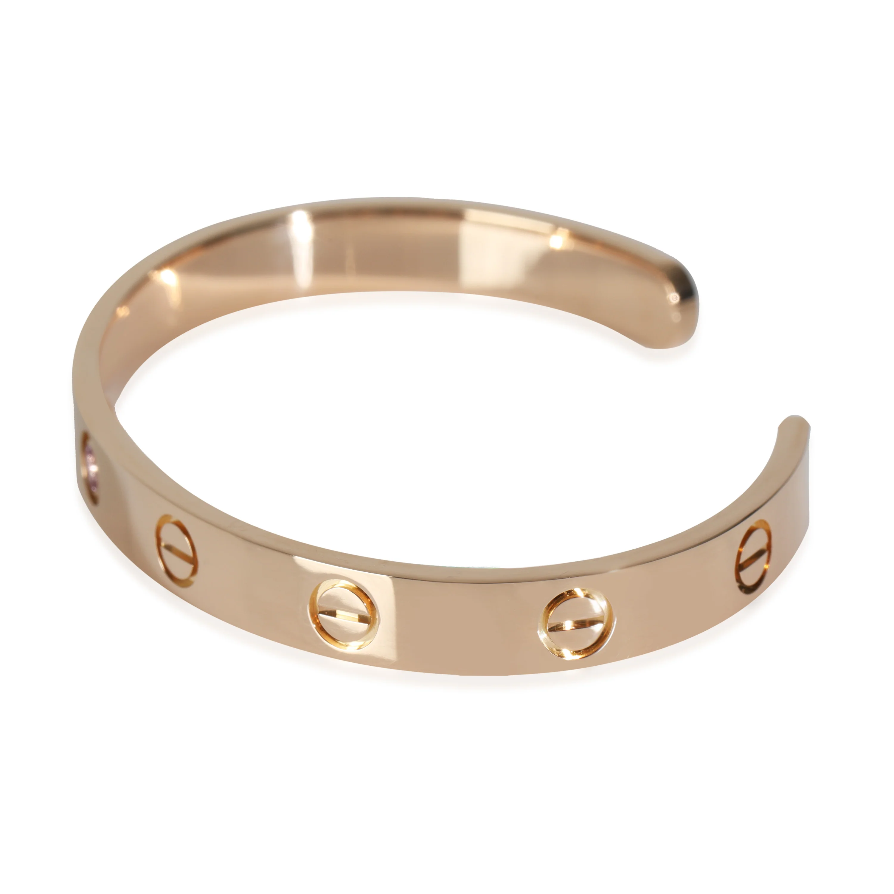 Love Cuff Bracelet, Sapphire (Rose Gold) - Image 2