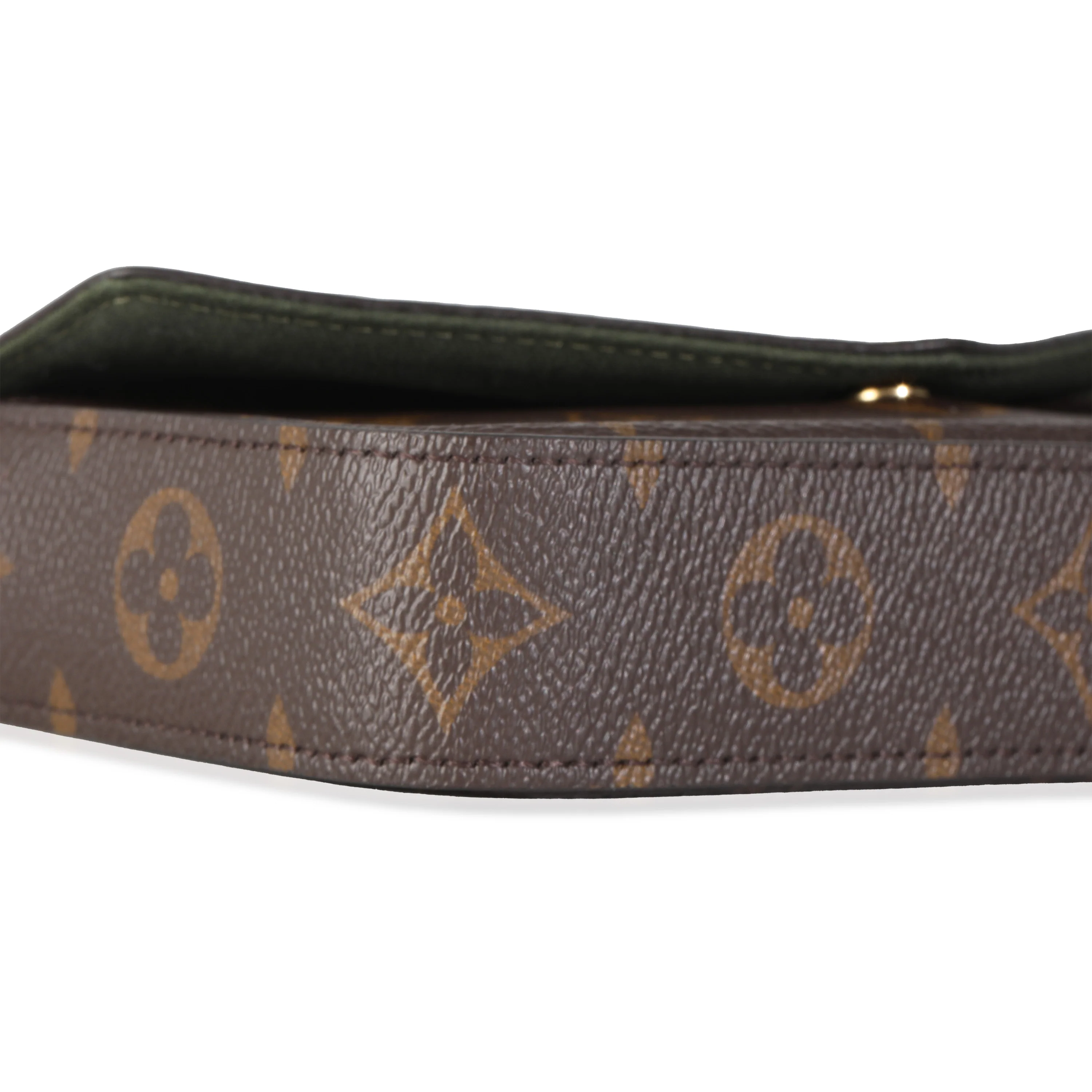 Khaki Monogram Canvas Felicie Strap & Go - Image 6