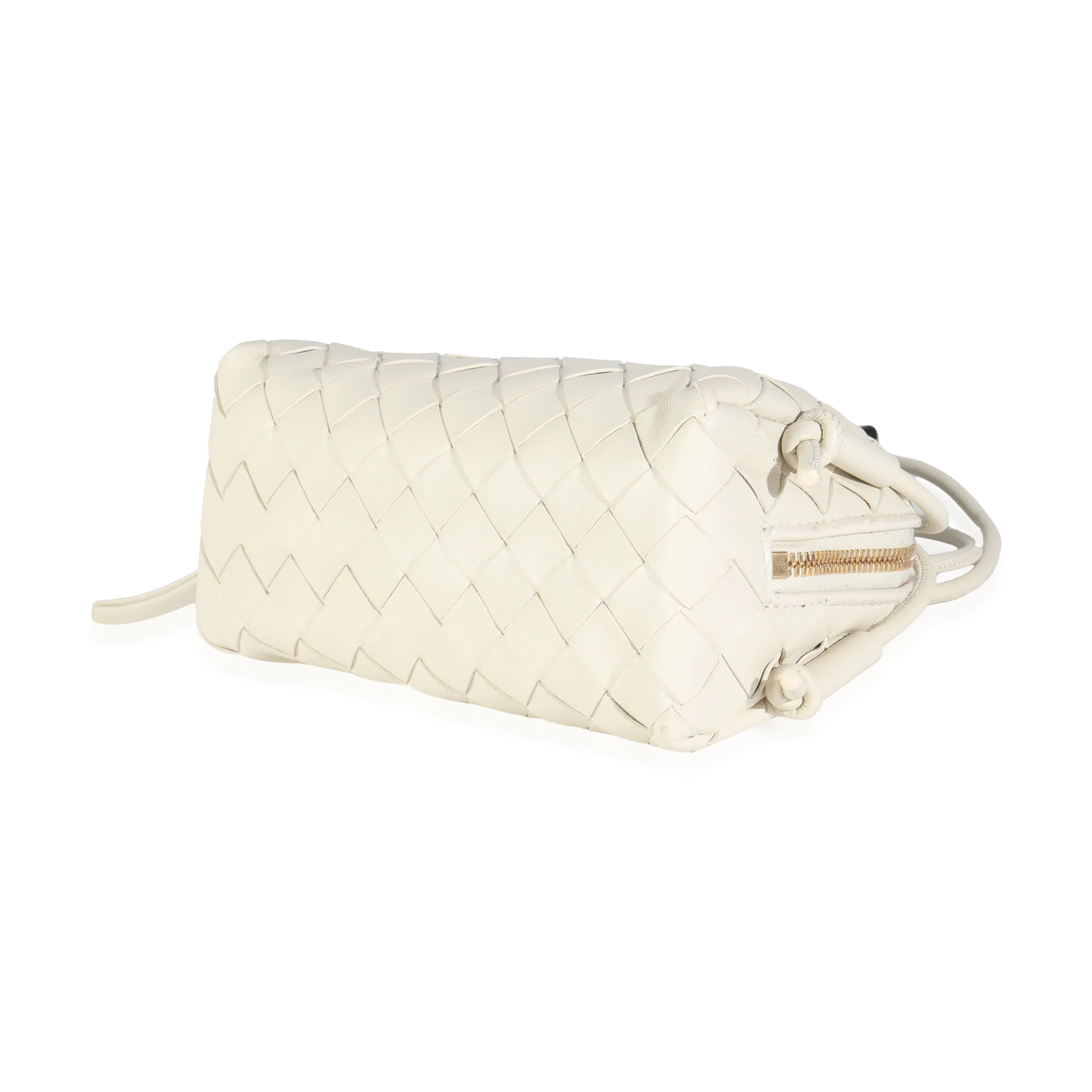 White Intrecciato Nappa Concert Pouch - Image 6