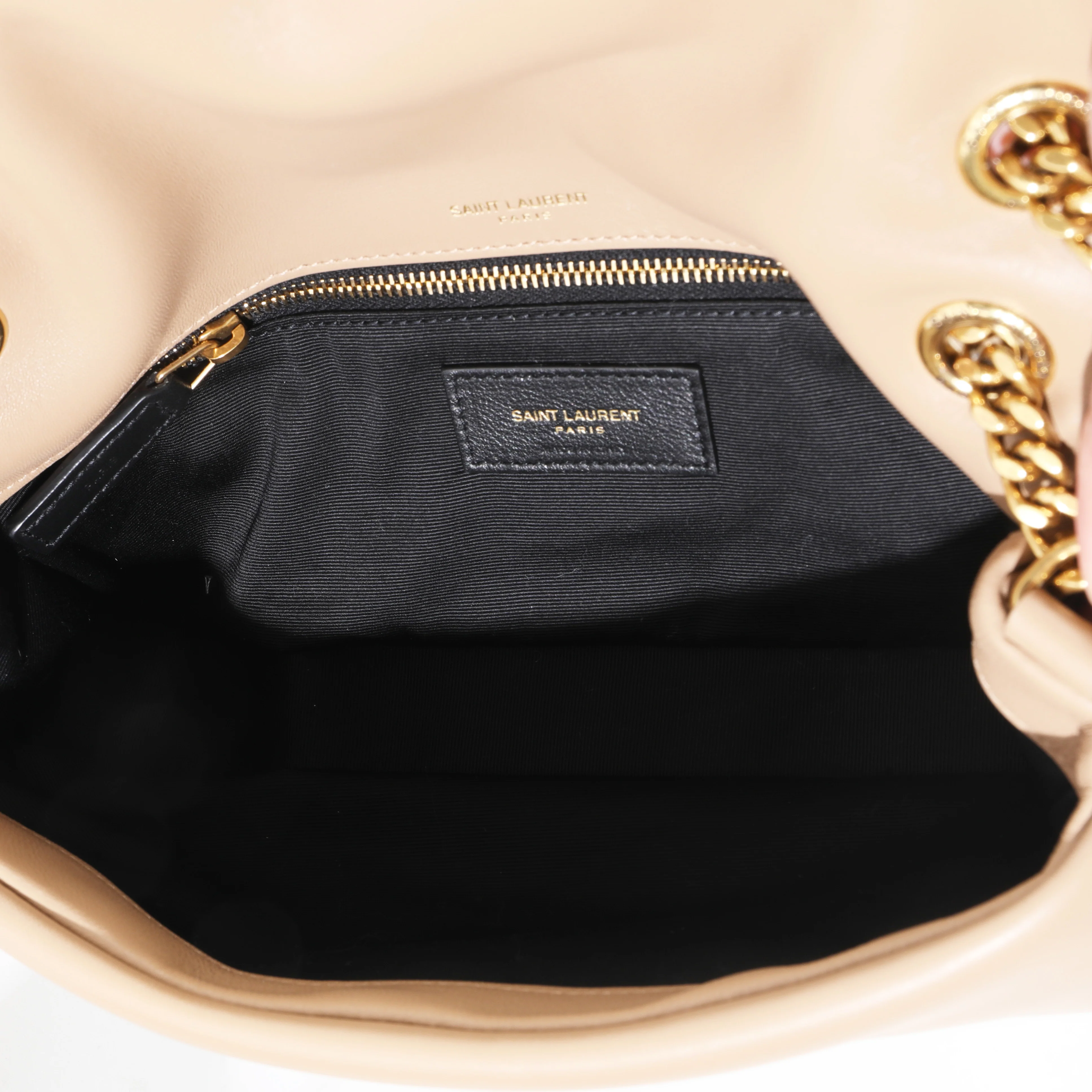 Dark Toffee Plunged Lambskin Small Calypso - Image 10