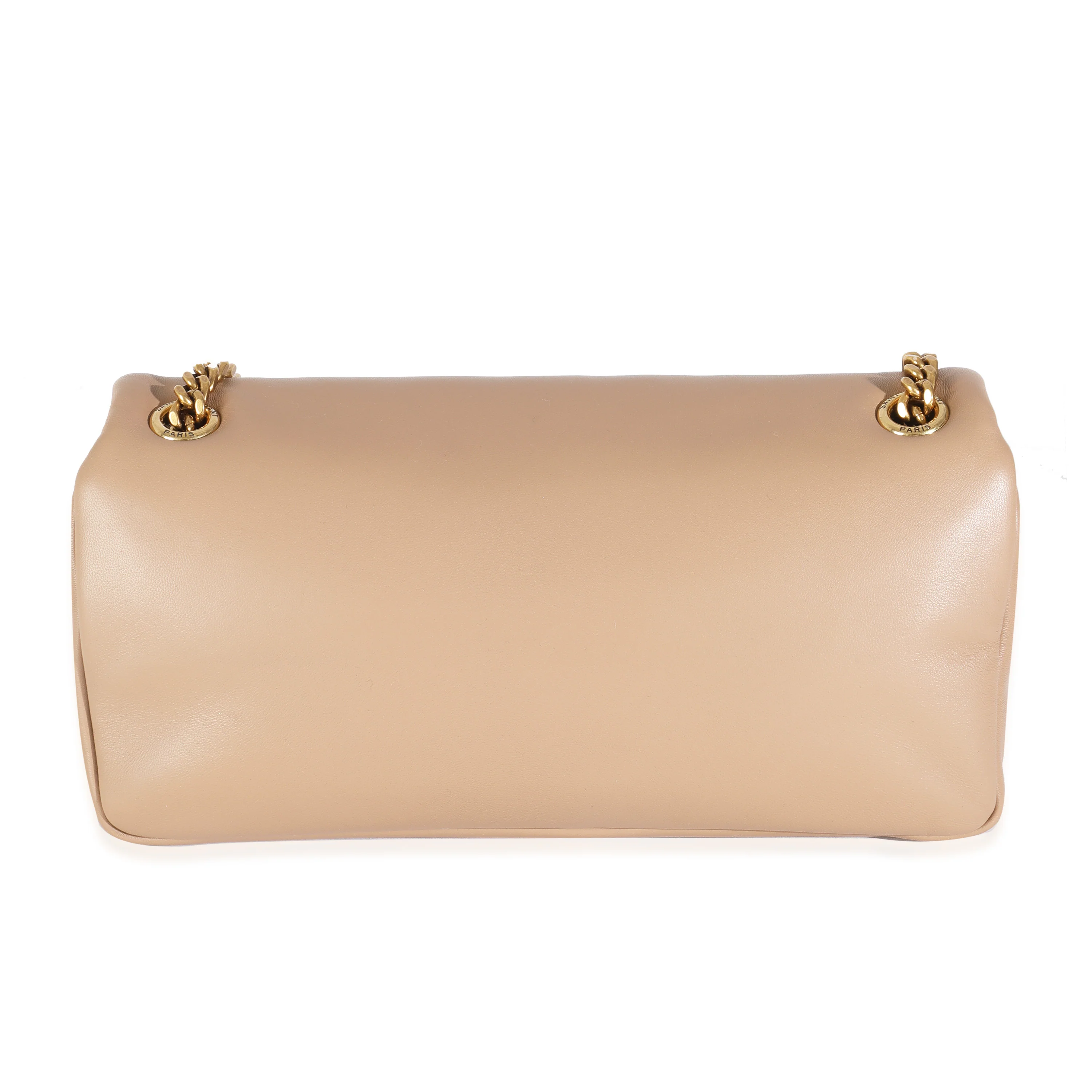 Dark Toffee Plunged Lambskin Small Calypso - Image 4